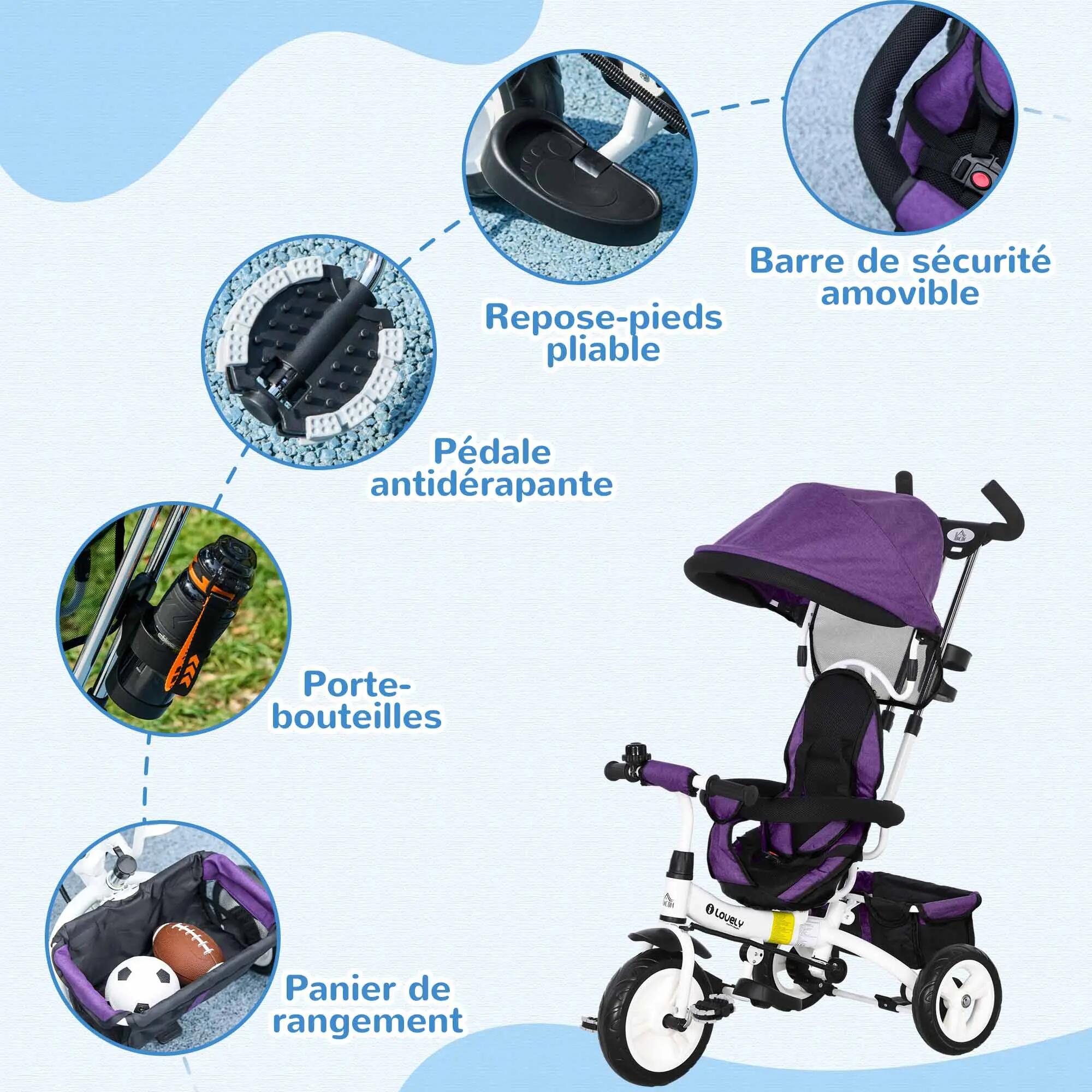 Tricycle enfant évolutif 5/5