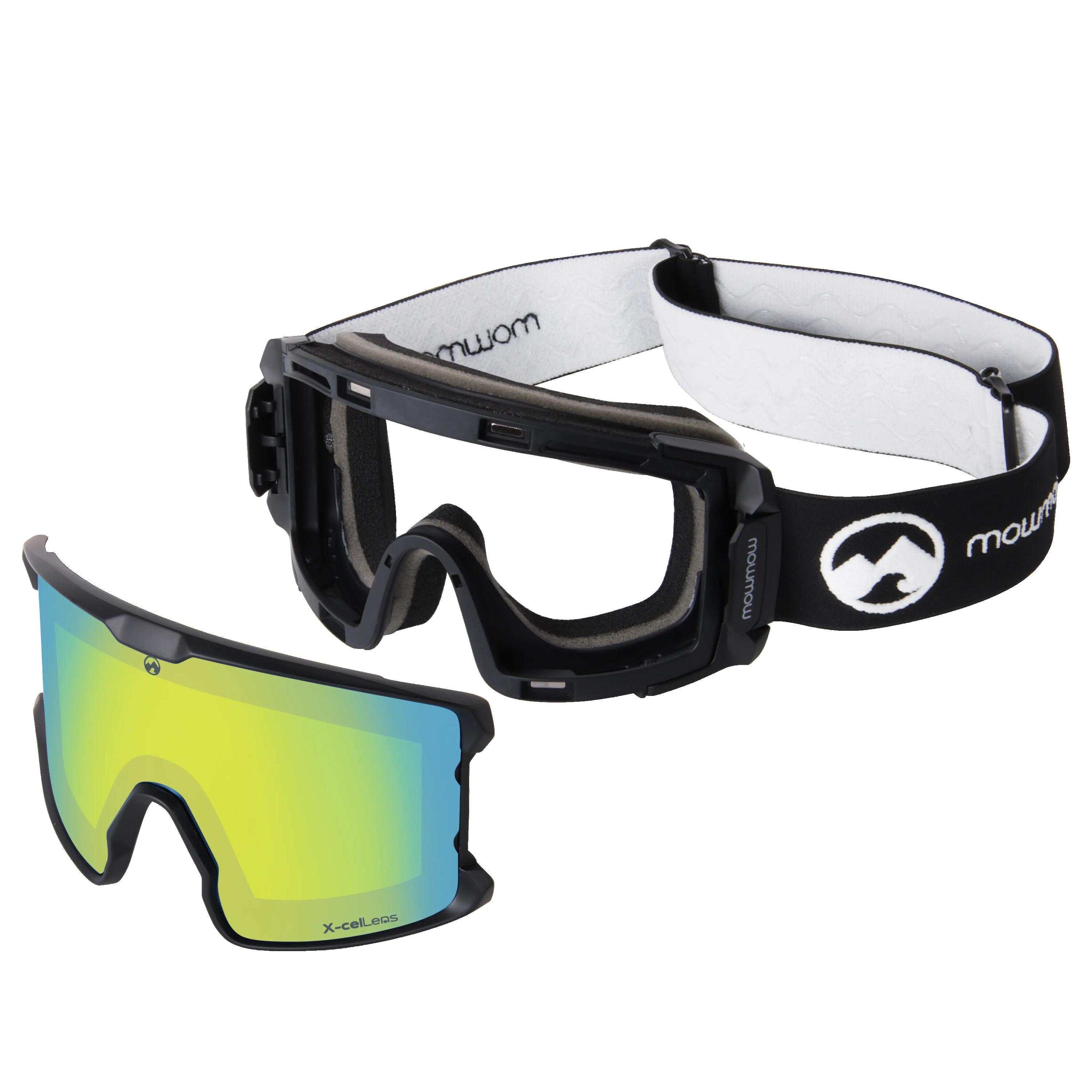 Maschera da sci unisex Legend (Black | Gold) 6/7