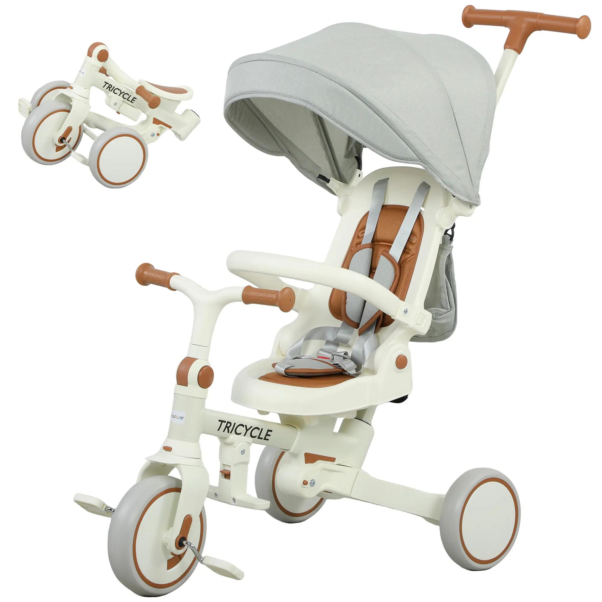 Tricycle enfant pliable évolutif 5 en 1 poignée telescopique 5/5