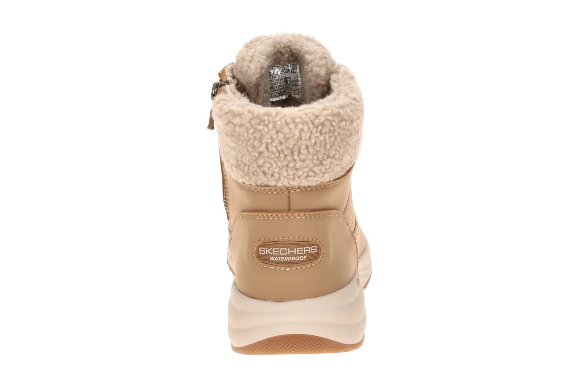 Skechers On-The-Go Stiefeletten hellbraun Damen wasserdicht 144746 5/7