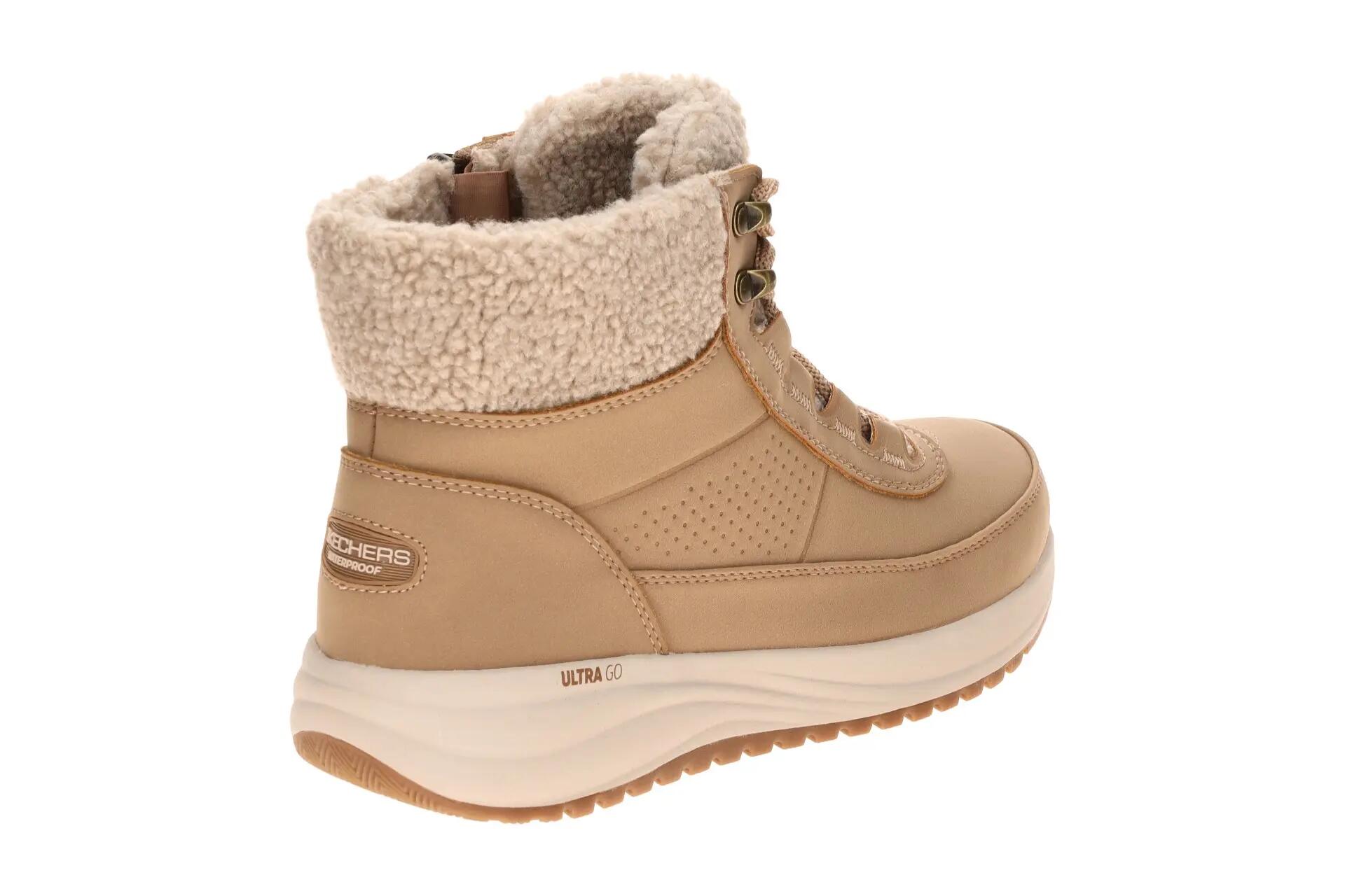 Skechers On-The-Go Stiefeletten hellbraun Damen wasserdicht 144746 4/7