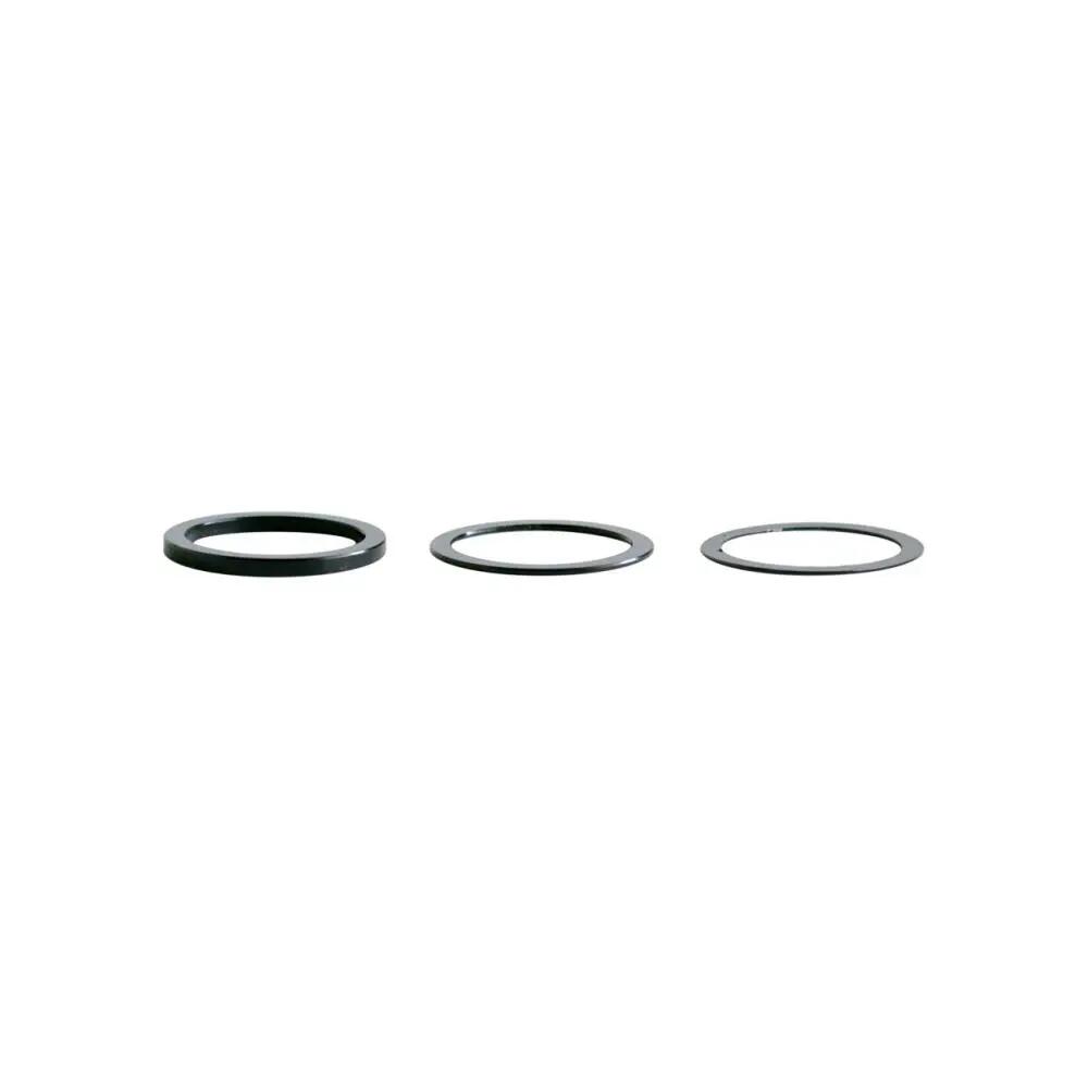 Jeu de cales pour boîtier de pédalier BBB BBO-91, 24 mm ID, 30 mm OD, noir, 2x2, 2/3