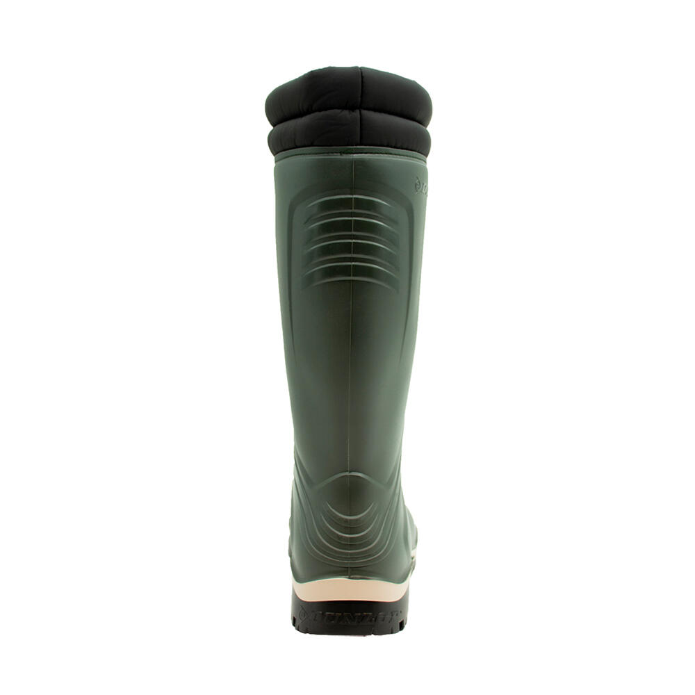 Blizzard Plain Rubber Wellingtons GREEN DUNLOP Decathlon