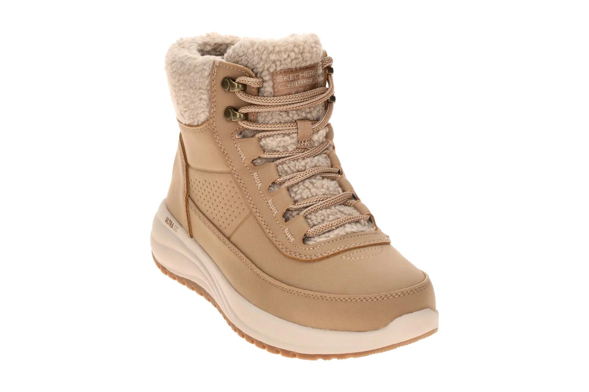 Skechers On-The-Go Stiefeletten hellbraun Damen wasserdicht 144746 3/7