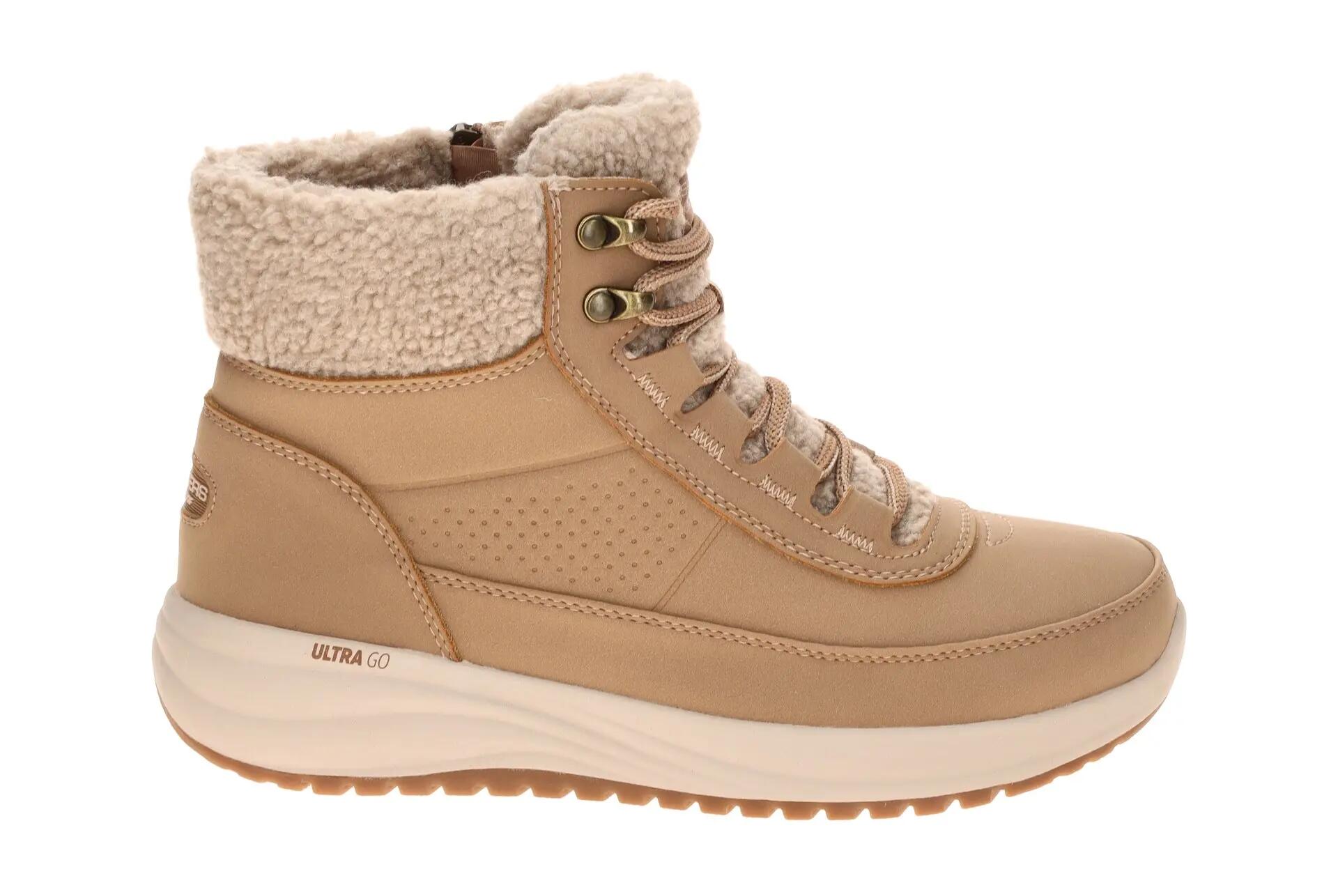 Skechers On-The-Go Stiefeletten hellbraun Damen wasserdicht 144746 2/7