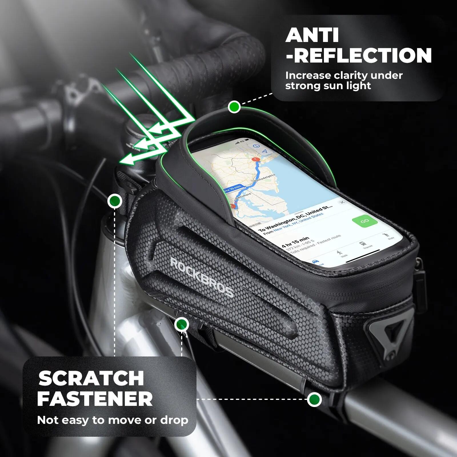 Sacoche cadre velo 1.3 L 7/8