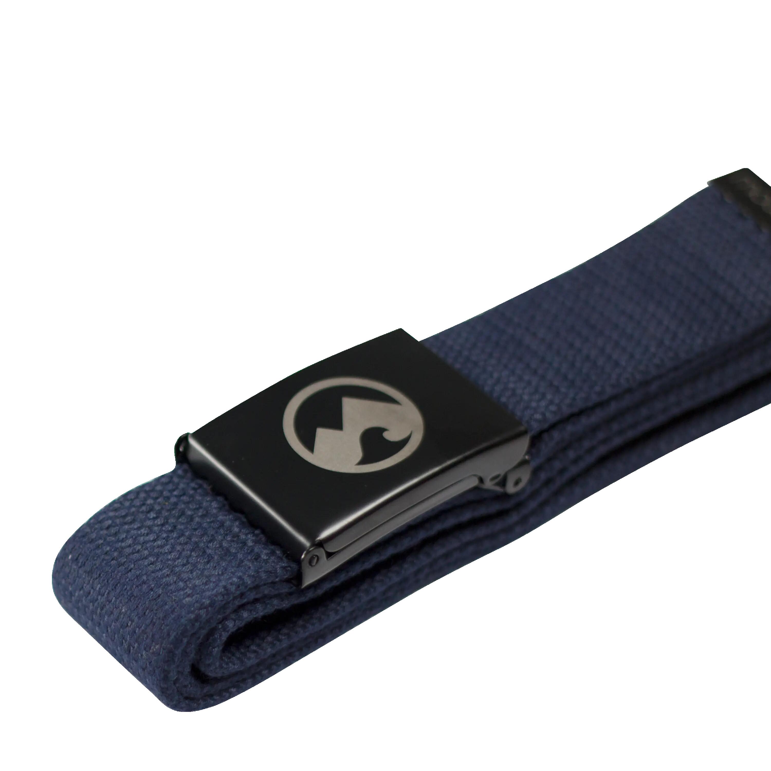 Ceinture unisexe Canvas - Elevate (Bleu) 3/3