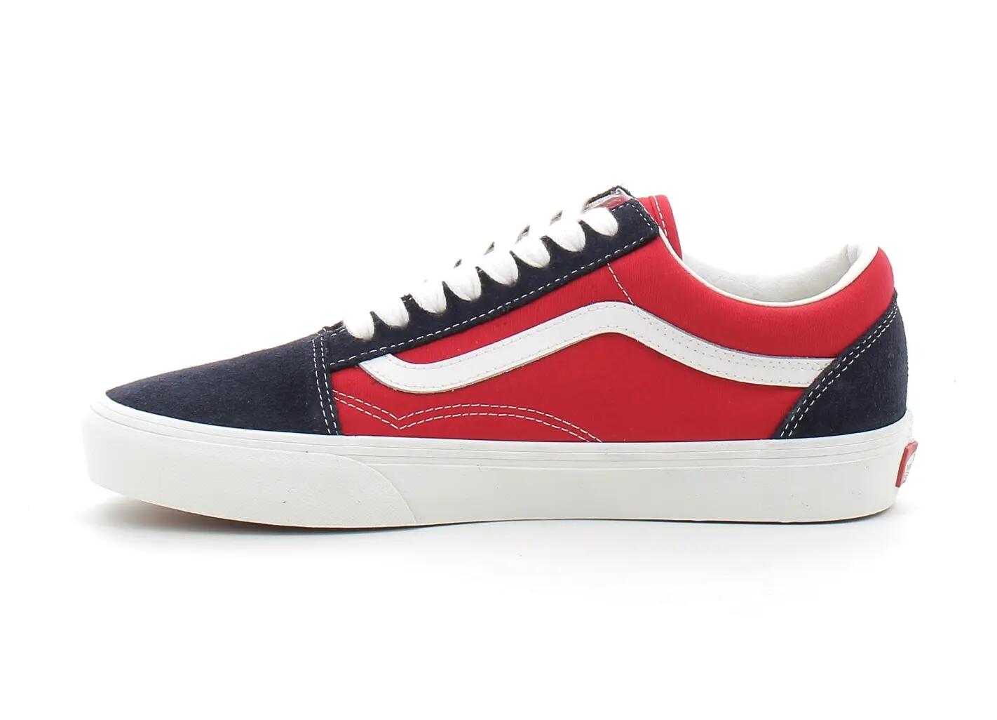 Scarpe Vans Old Skool Blu/Rosso 3/6