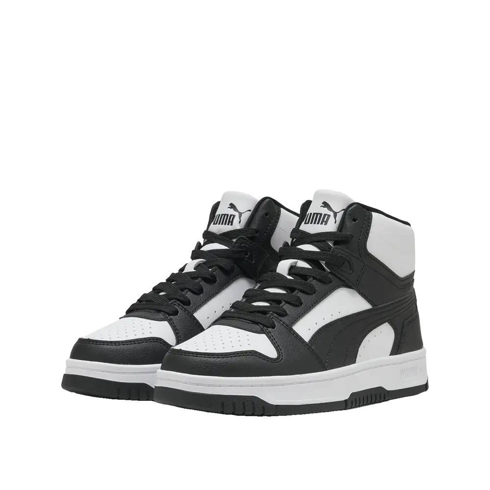 Scarpe PUMA Rebound Slam Mid Jr Bianche 2/6
