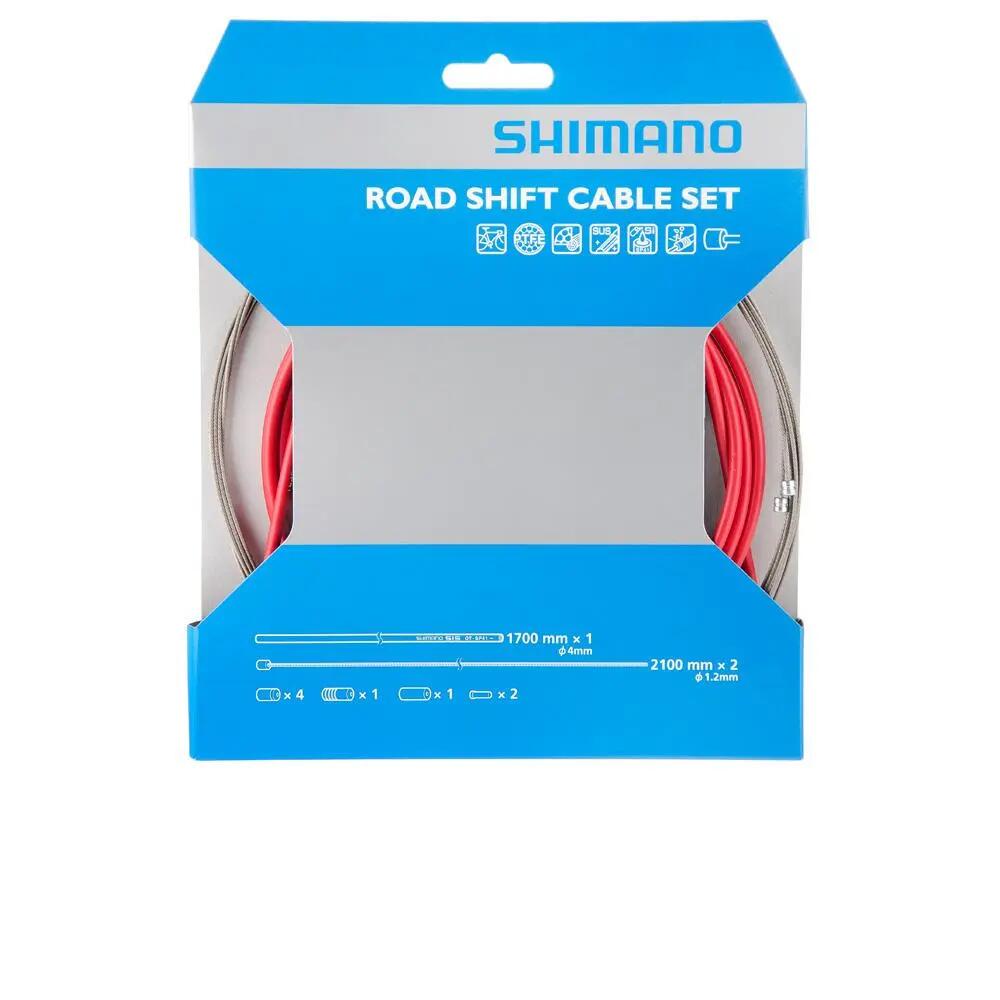 Shimano Race versnellingskabelset rood, Y60098014 1/3