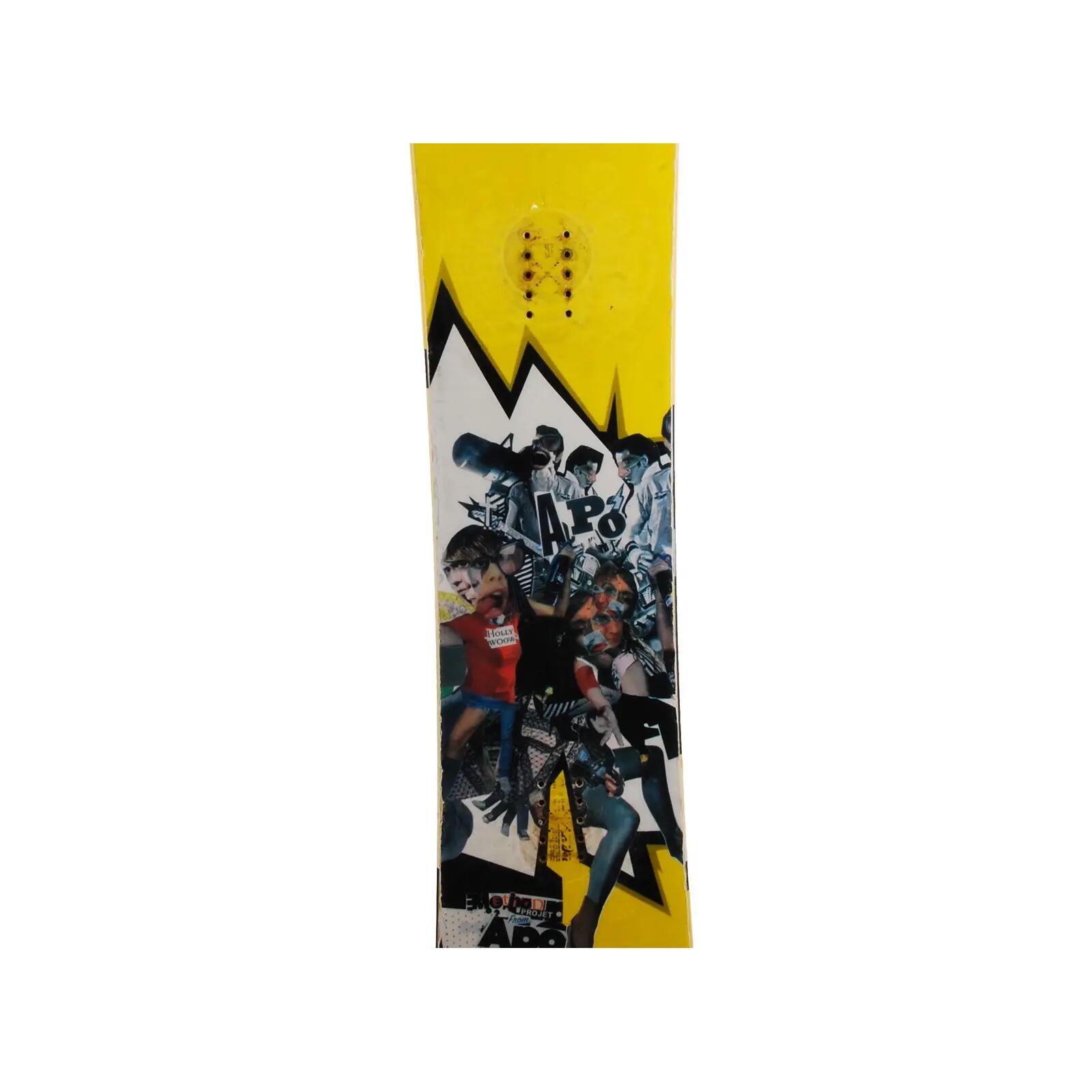 RECONDITIONNE - Snowboard Apo Method Projet + Fixations Coque 3/4