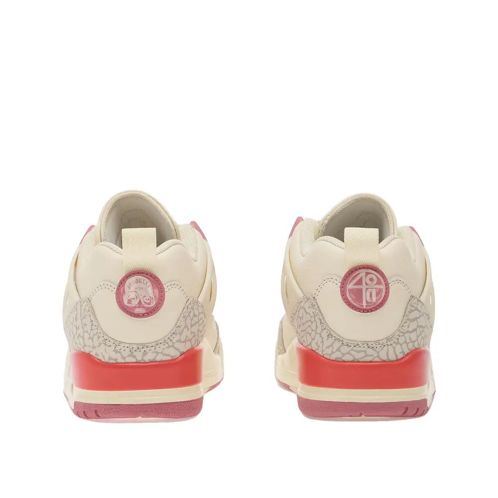 Zapatos Nike Spizike Low Beige/Ivorio-Rojo 4/6