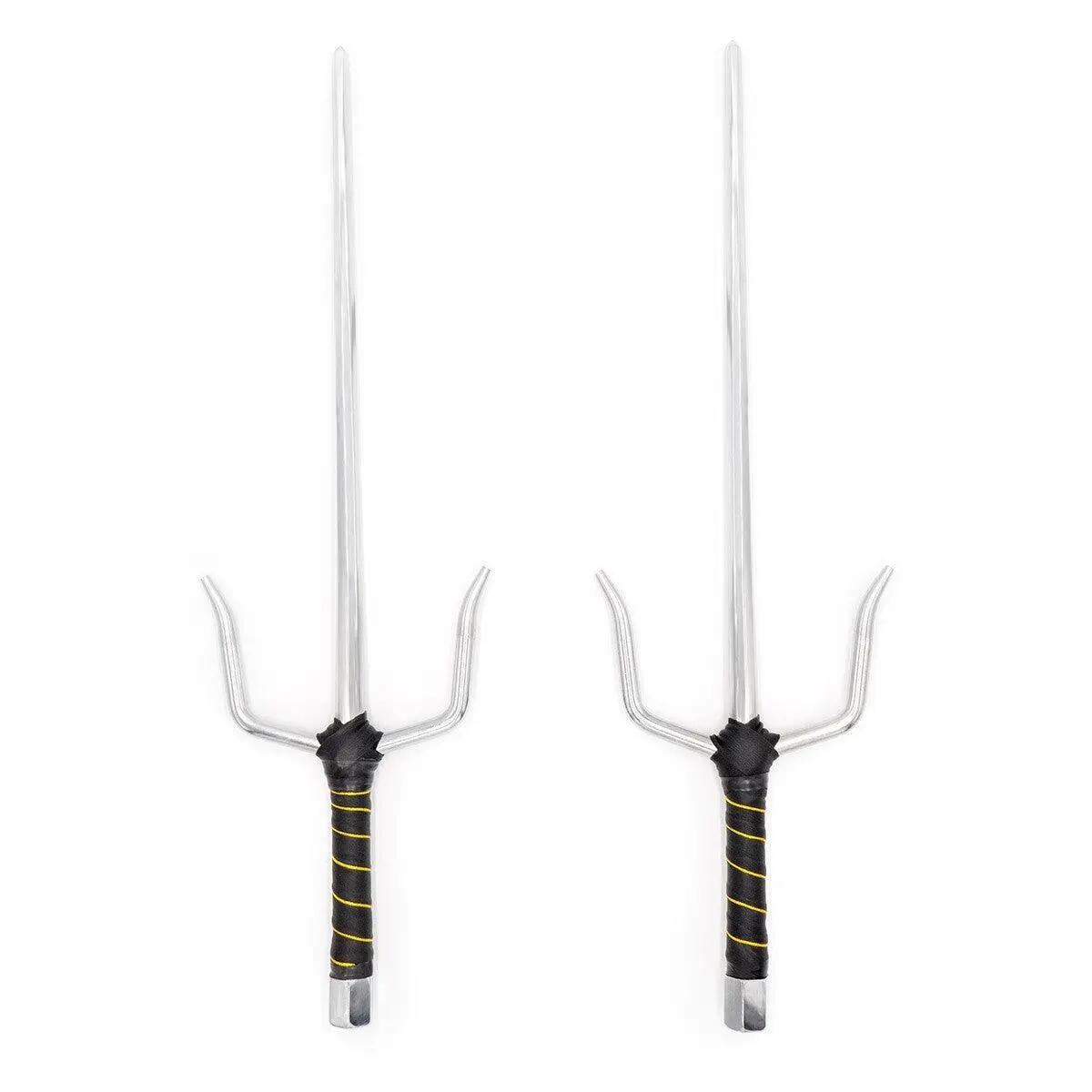 Paire de Sai? Acier Chrome?s Octogonaux - 404167 50 cm 2/3