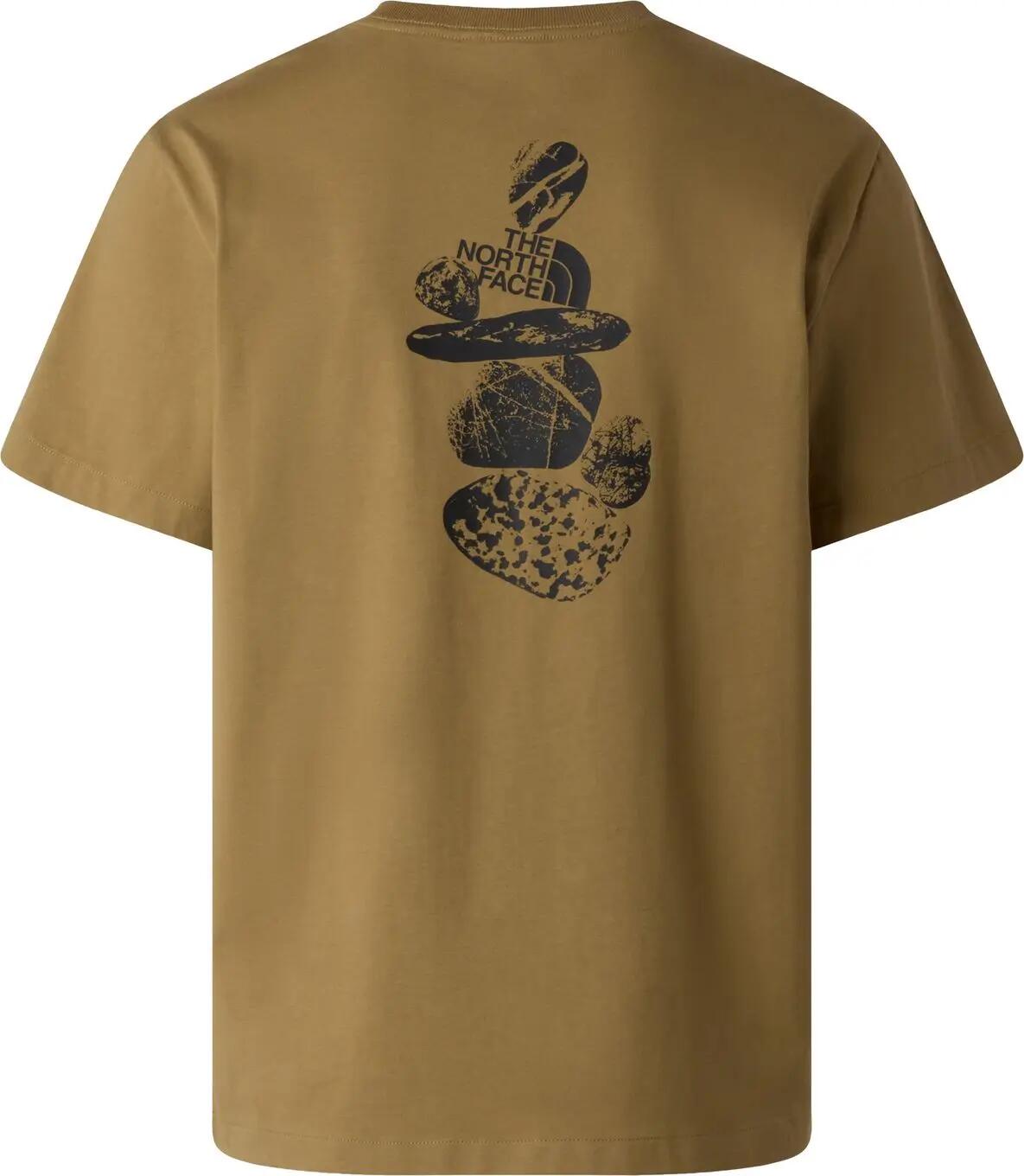Camiseta The North Face Stones para hombre, color caqui 5/5