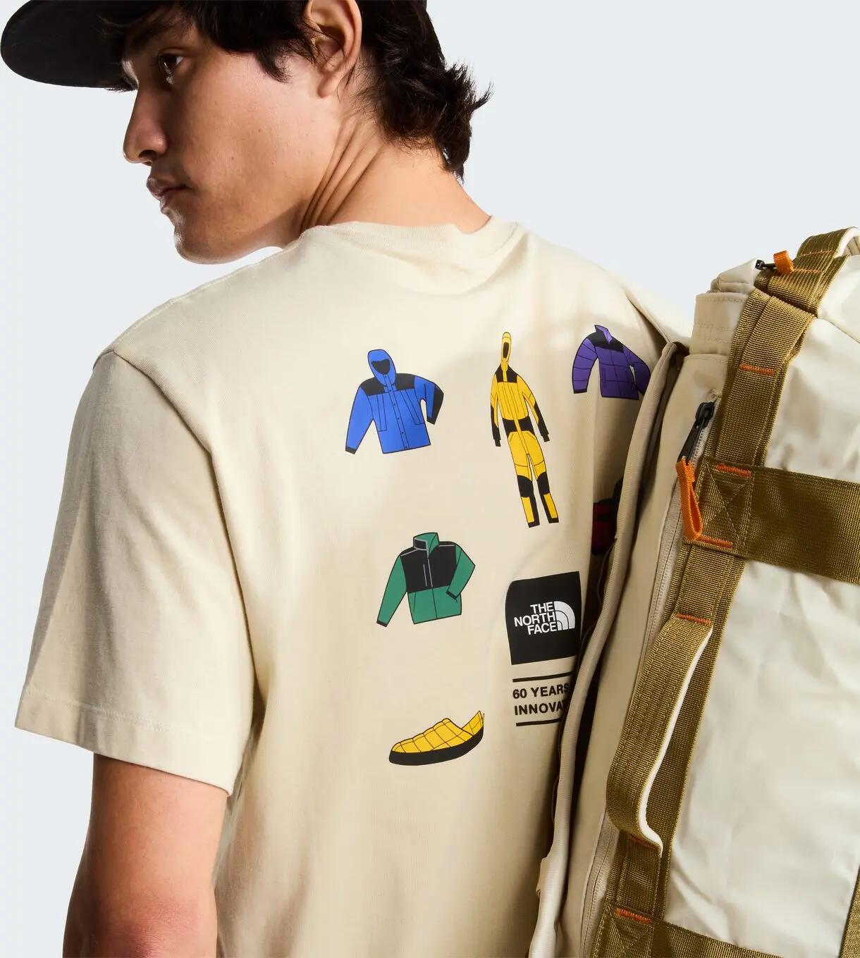 Maglietta The North Face Icon Celebration Beige da uomo 5/7