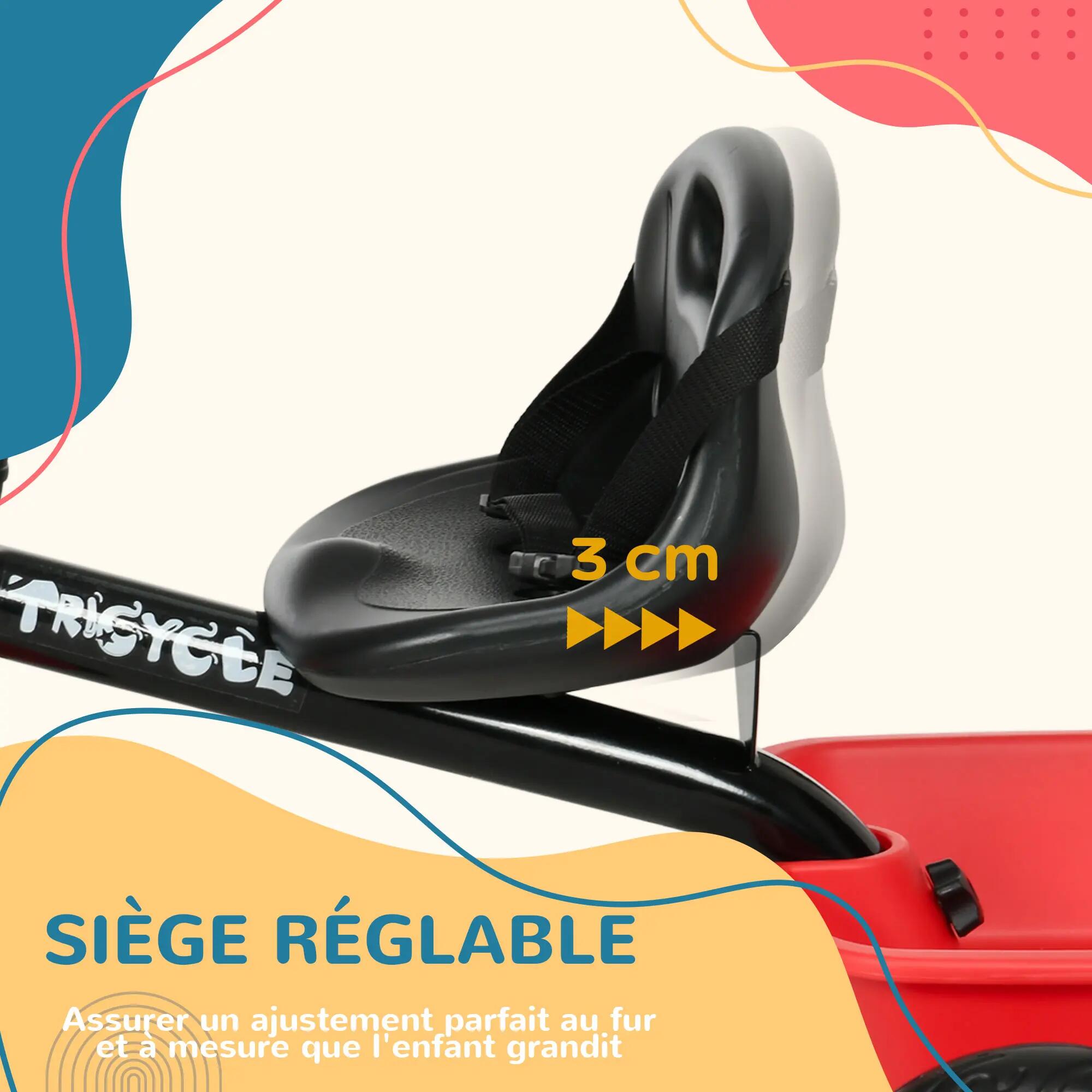 Tricycle pour enfant évolutif avec siège réglable 5/5