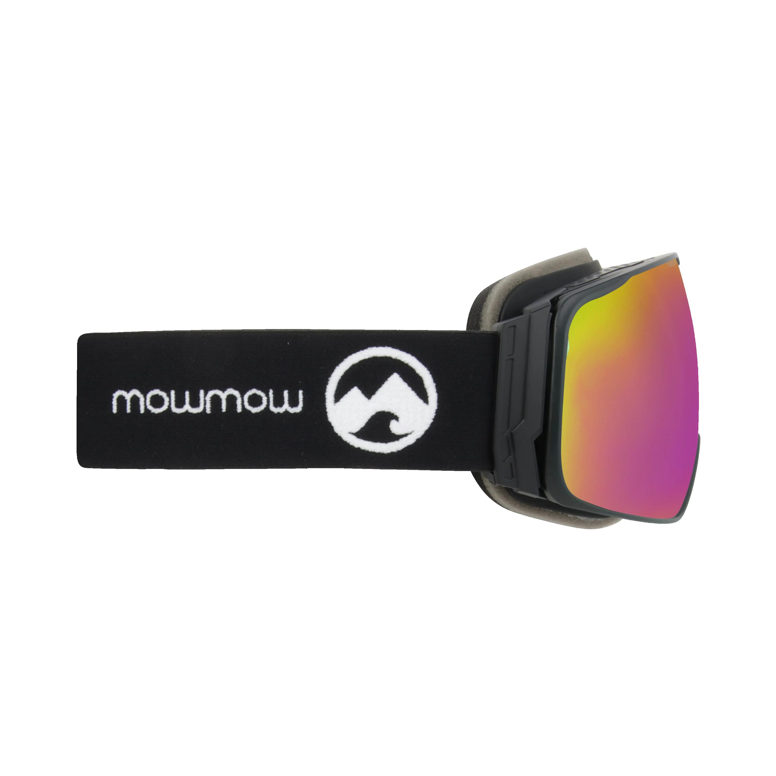 Masque de ski unisexe Icon (Black | Pink/Red) 4/7
