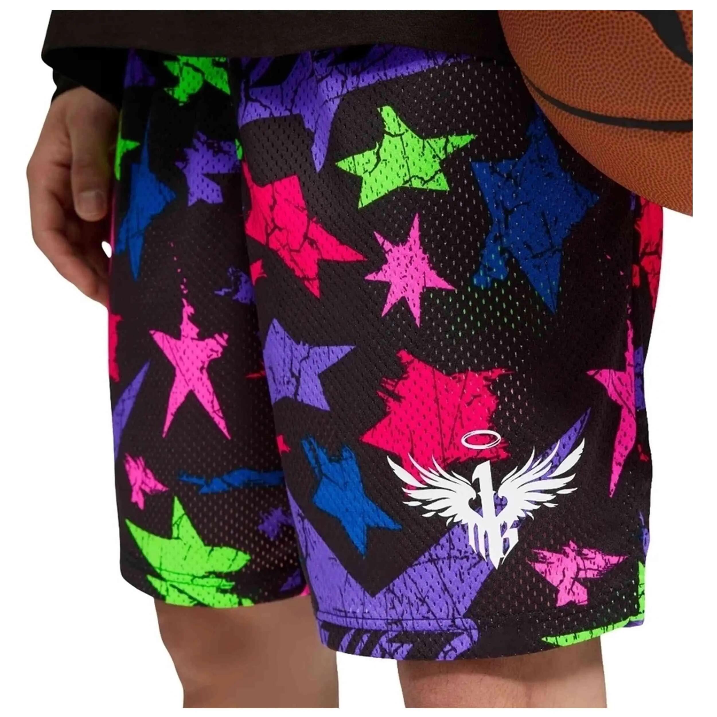 Short Puma modèle Short 7" Puma X LaMelo Star Vision AOP "Black-AOP" pour homme 4/5