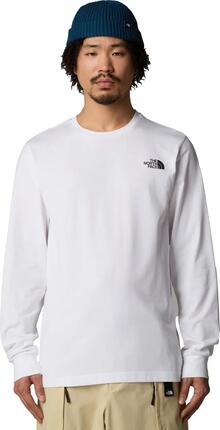 T-Shirt Manches Longues The North Face Easy Blanc Homme