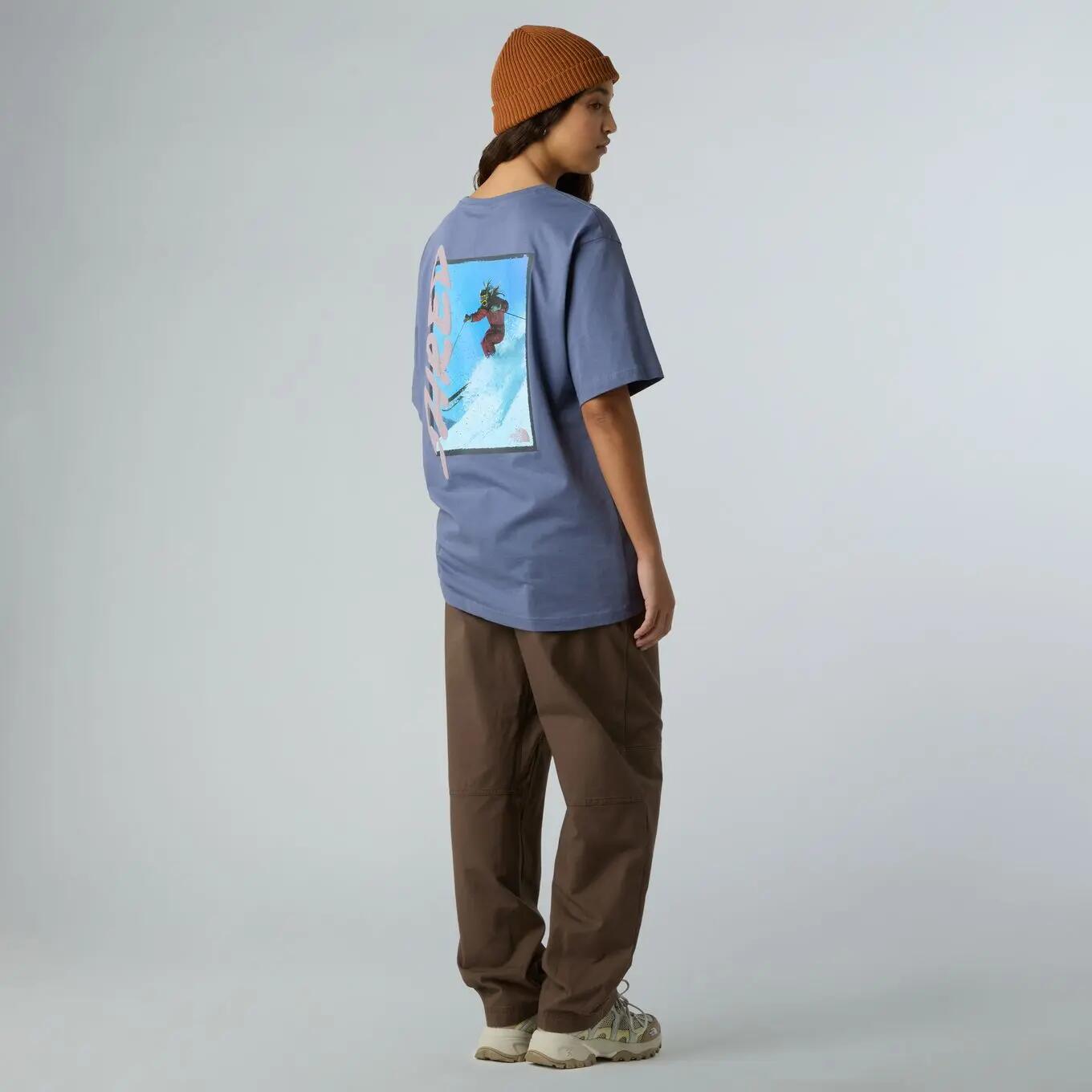 T-Shirt The North Face NSE Slopes Blue Unisex 5/5