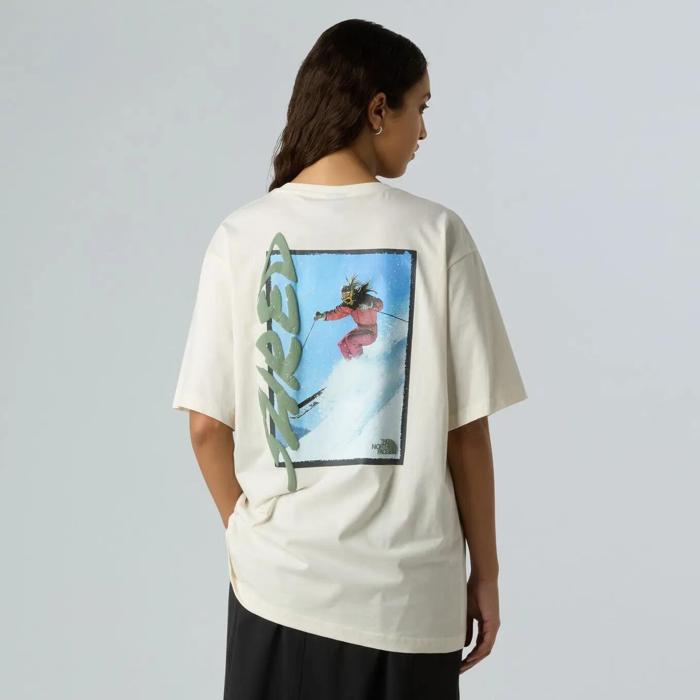 T-Shirt The North Face NSE Slopes White Unisex 3/5