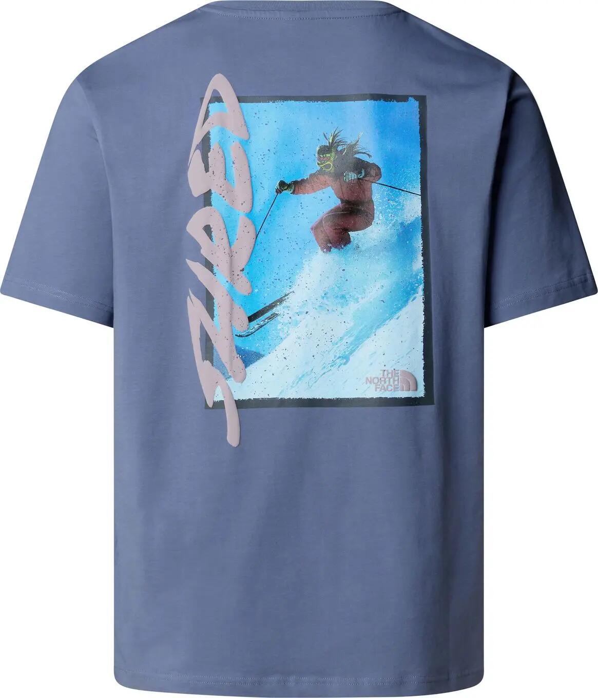 T-Shirt The North Face NSE Slopes Blue Unisex 2/5