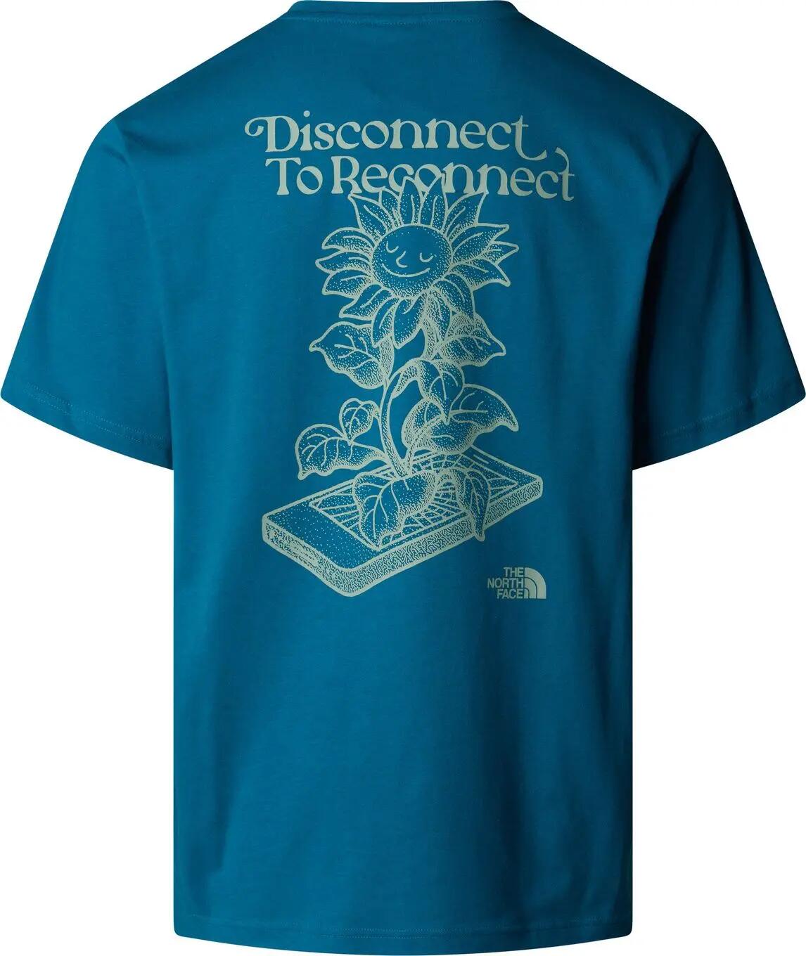 T-Shirt The North Face Connect Graphic Bleu Unisexe 2/5