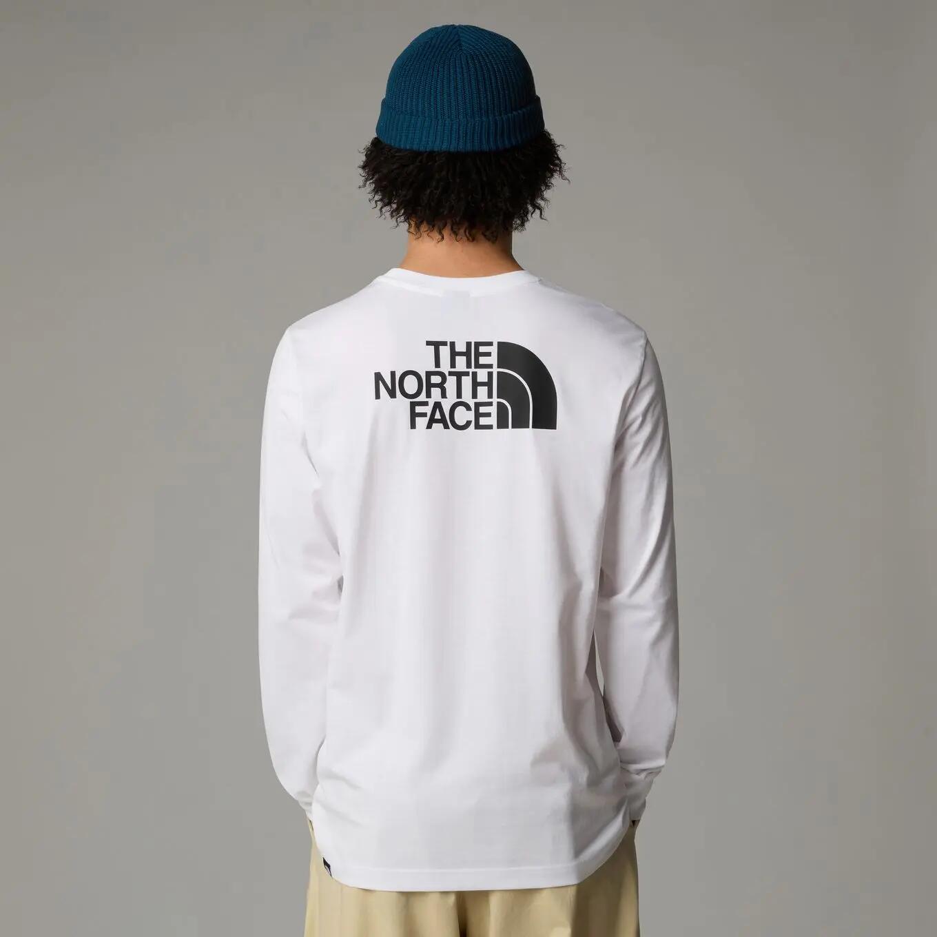 Maglia a maniche lunghe The North Face Easy Blanc Homme 2/5