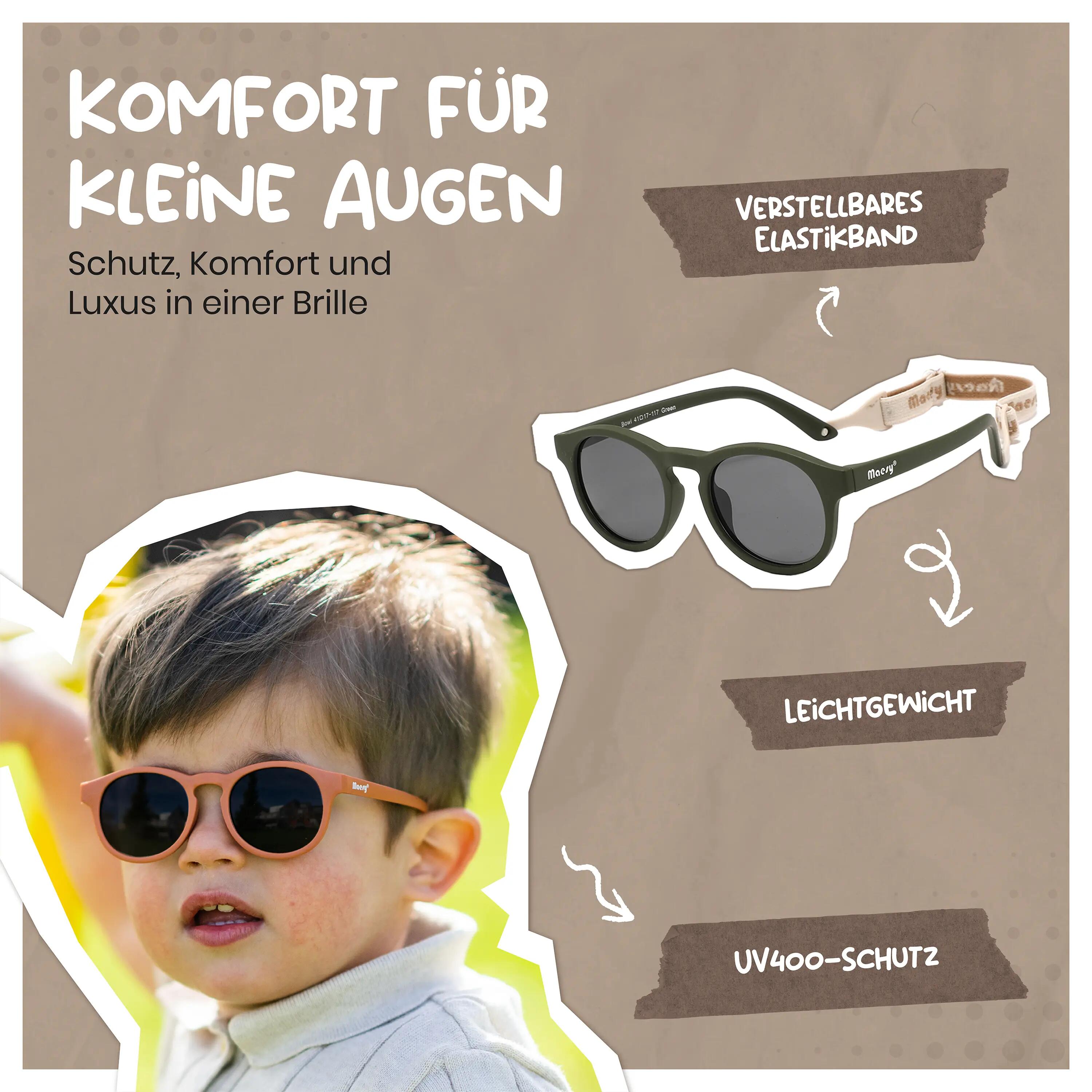 Kids' Sunglasses Bowi Blue 1-3 years 2/6