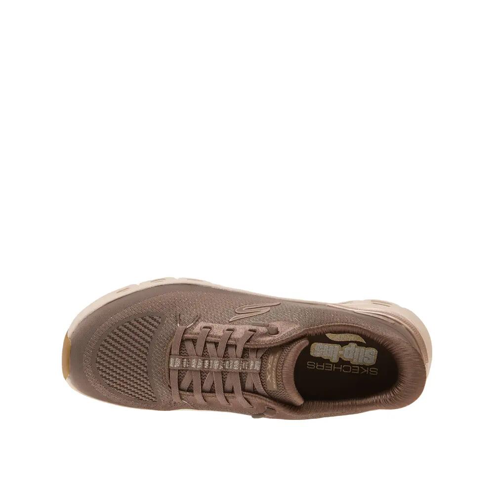 Chaussures Skechers Arch Fit Glide Été Chocolat 4/6