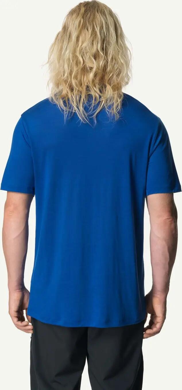 Houdini Tree Message T-Shirt Blau Mann 3/4