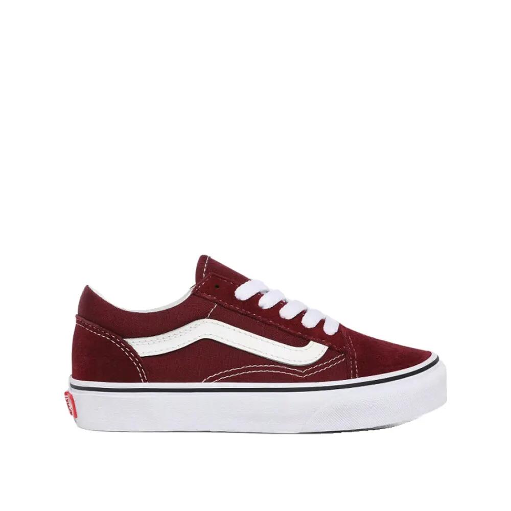 Vans Old Skool Bordeaux/Blanc 3/4