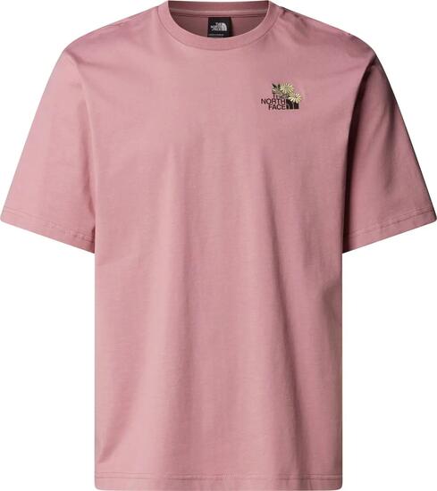 Maglietta unisex The North Face Graphic Dome Flower Rosa