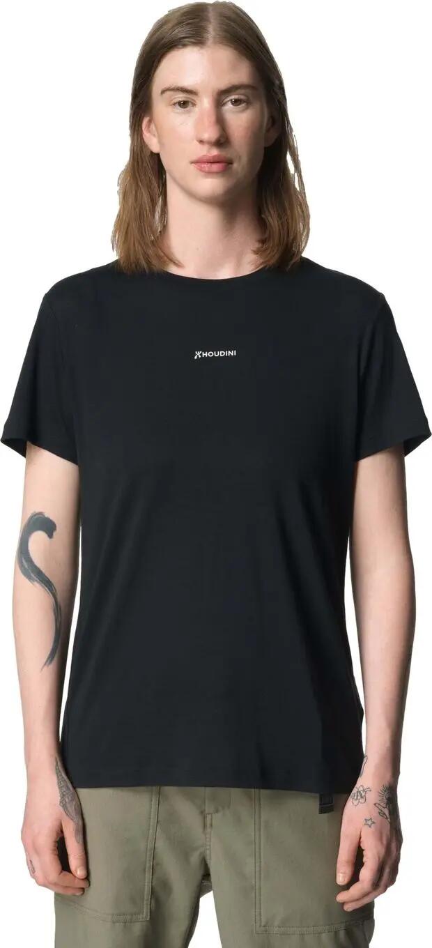 T-shirt azul Houdini Tree Message para homem 1/4