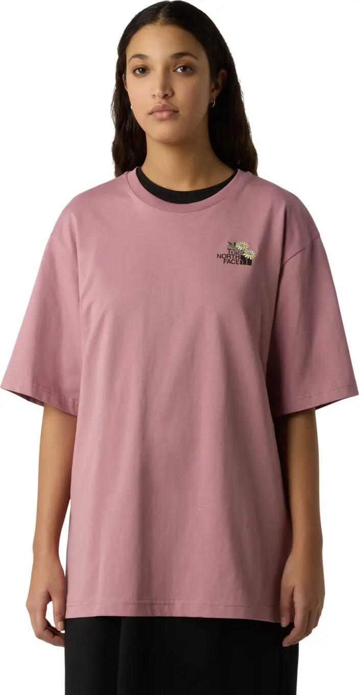 Unisex T-shirt The North Face Graphic Dome Flower Pink 3/5