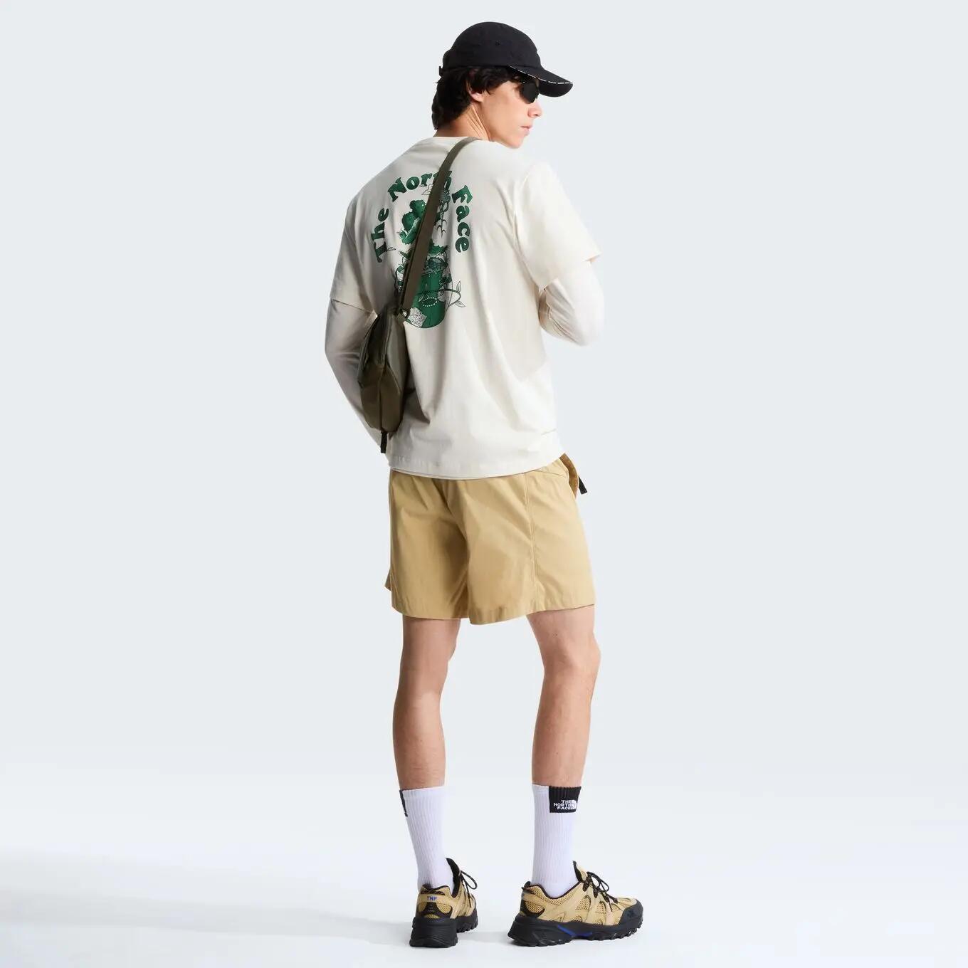 Maglietta The North Face Retro Earth bianca da uomo 4/6