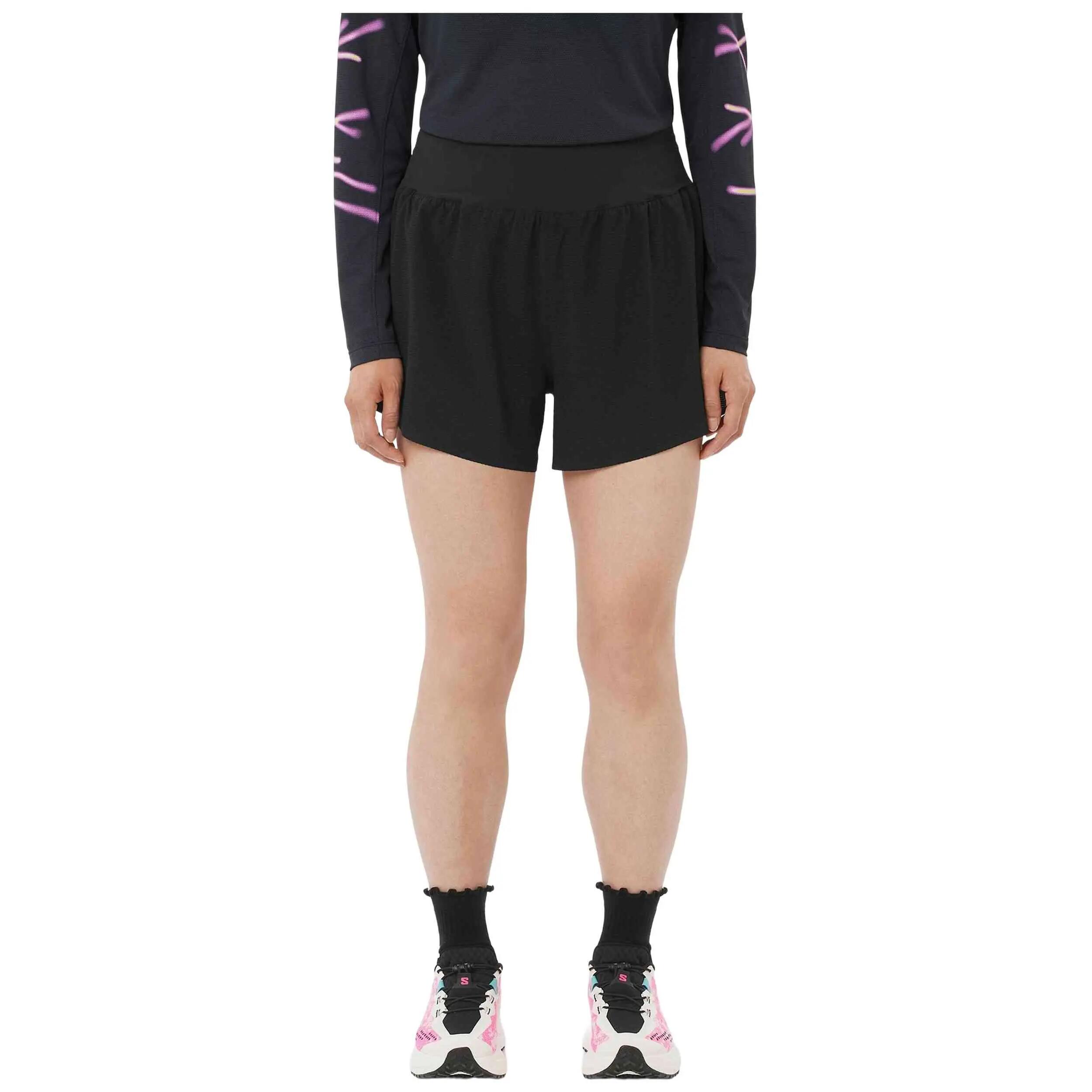 Pantaloncini Salomon modello Sense Aero Stow 4 per donne 2/5