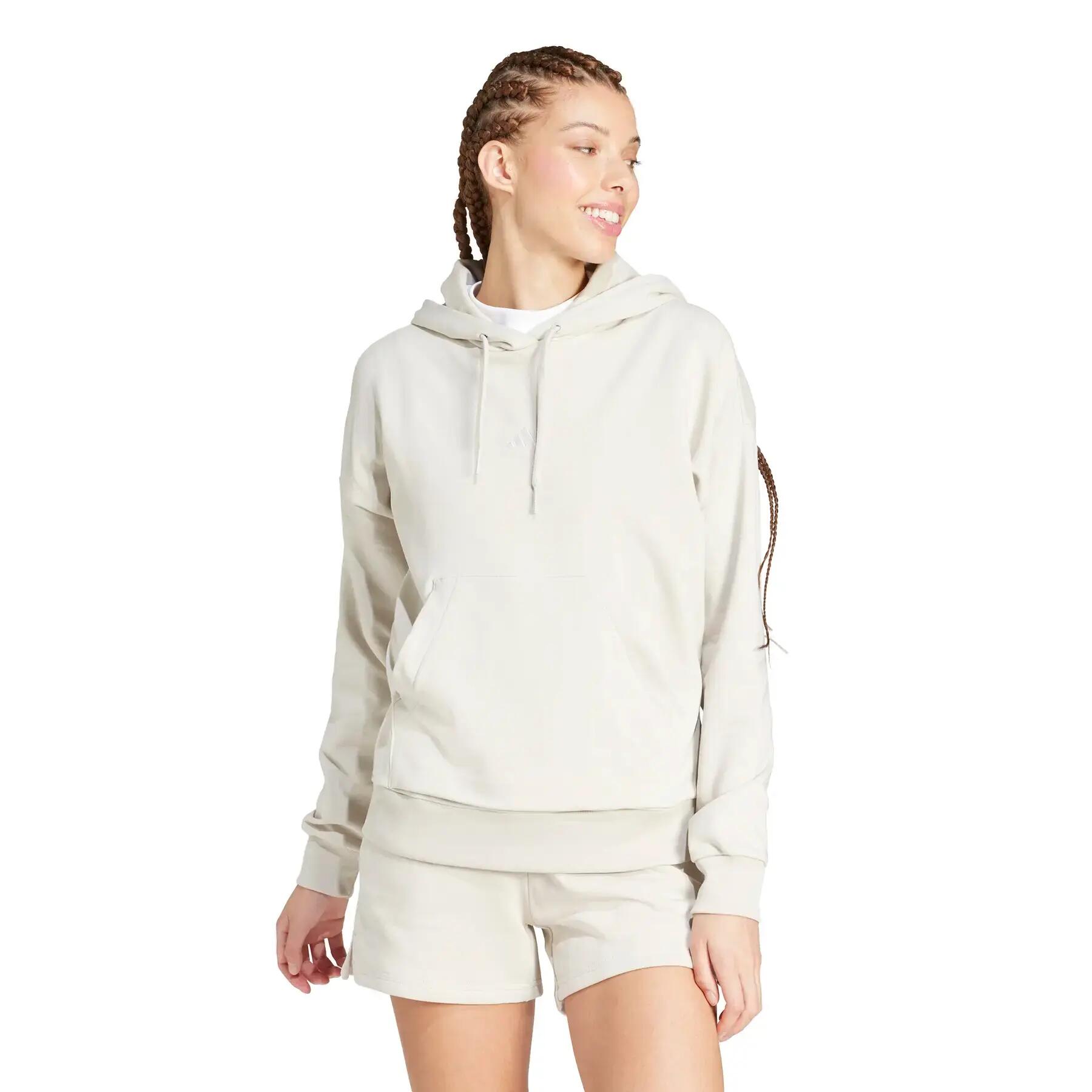Sweatshirt com capuz - Senhora - Adidas Essentials - Bege 2/7