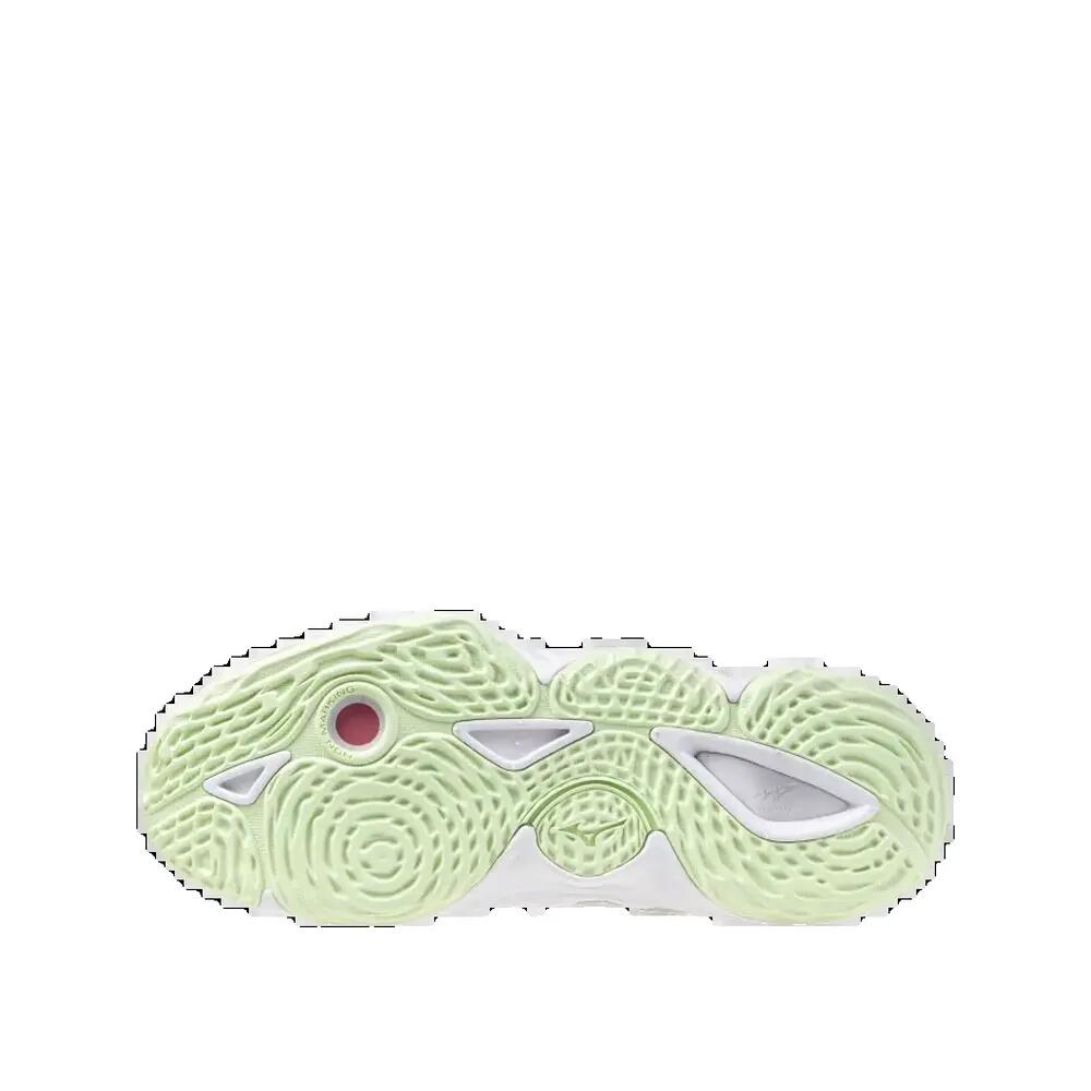 Scarpe sportive Mizuno Wave Momentum Elite Donna Bianco/Verde chiaro 6/6