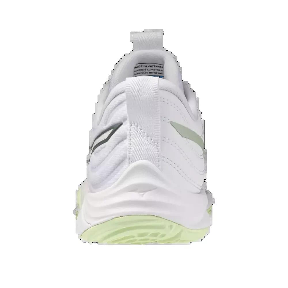 Scarpe sportive Mizuno Wave Momentum Elite Donna Bianco/Verde chiaro 3/6