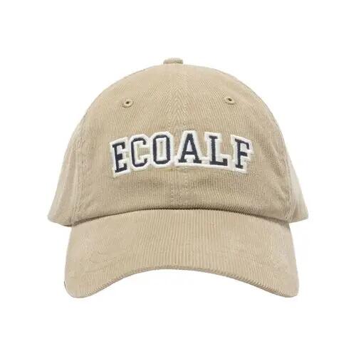 Gorra Beige Ecoalf Cor Washed Stone de Pana y Acabado Desgastado 4/4