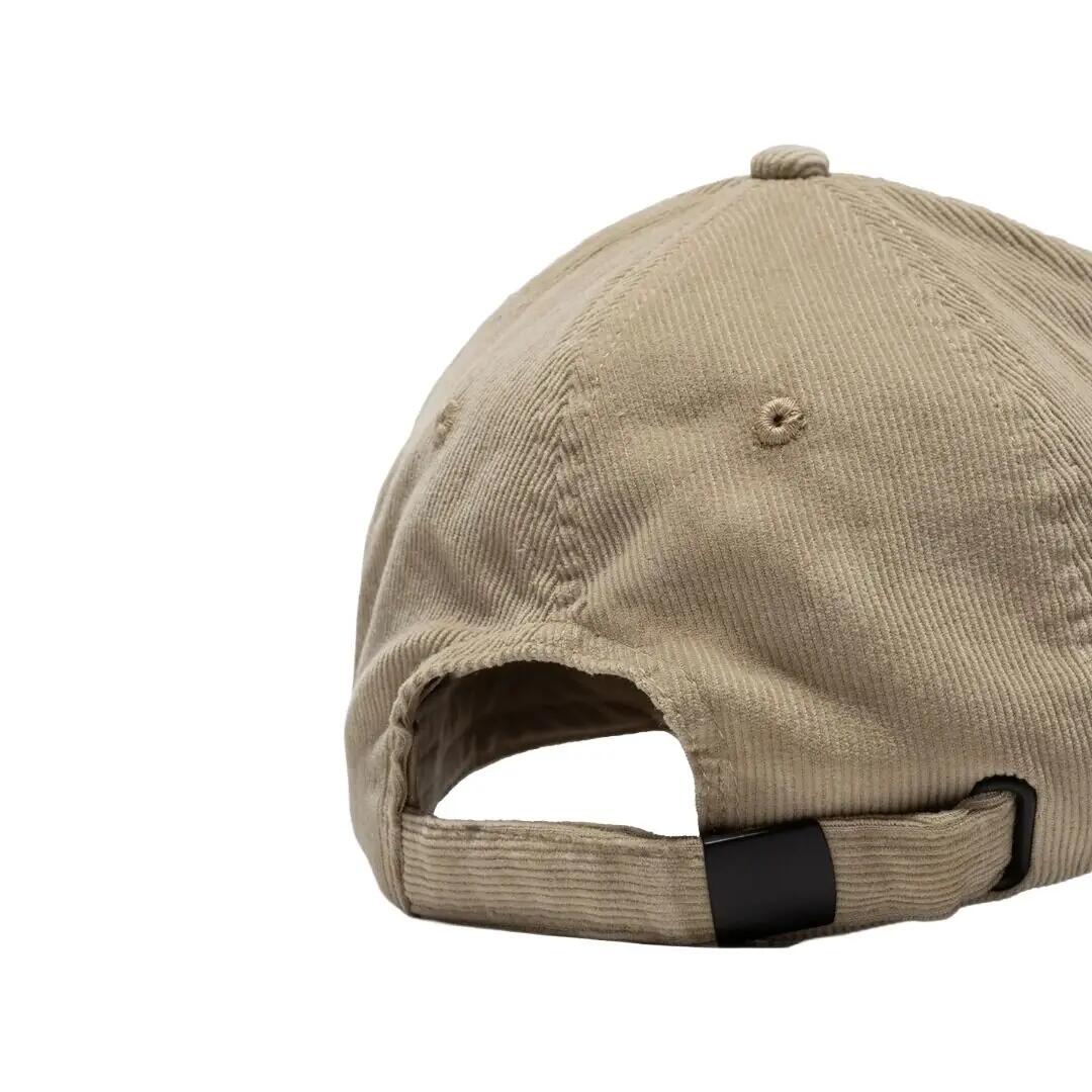 Gorra Beige Ecoalf Cor Washed Stone de Pana y Acabado Desgastado 3/4