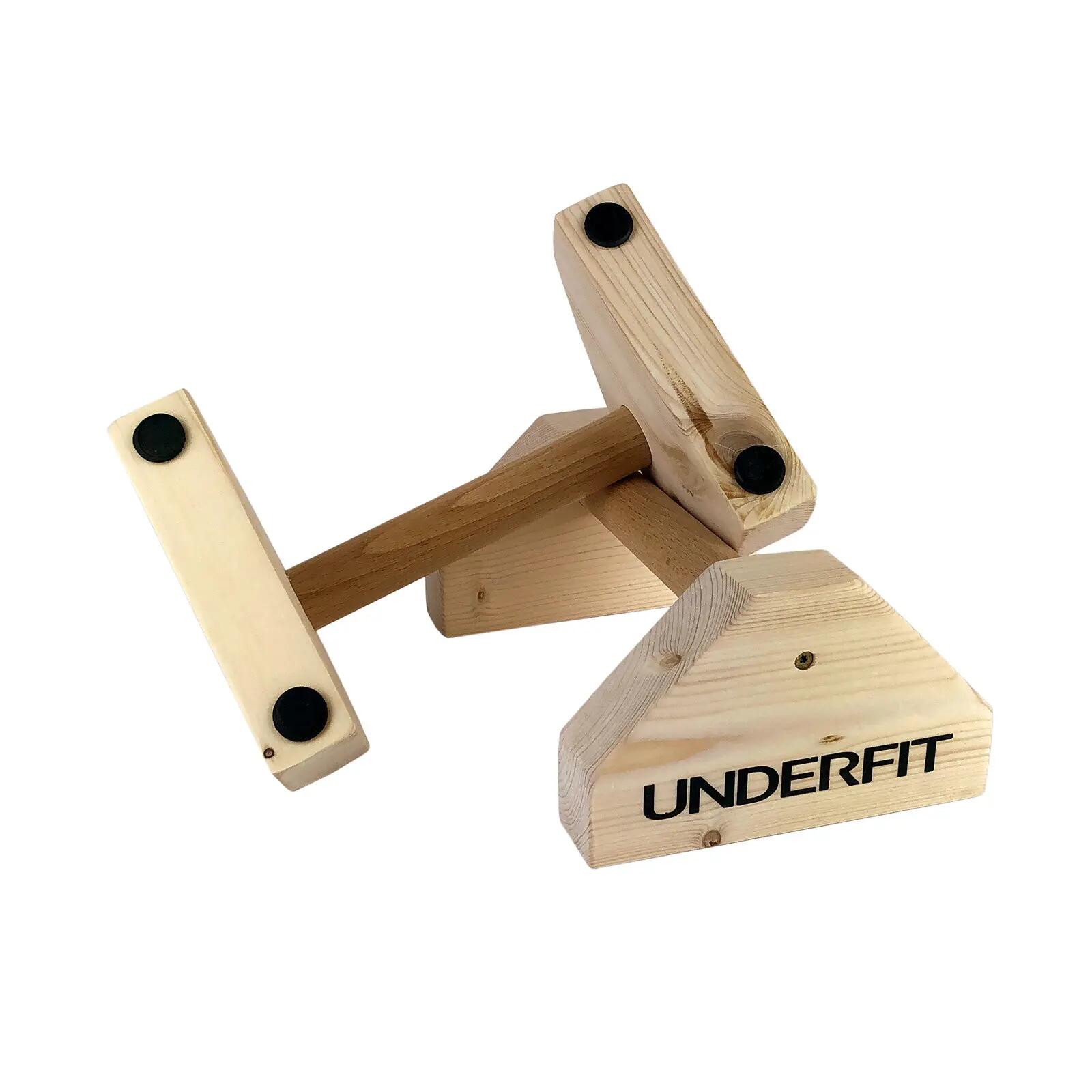 Drewniane uchwyty do pompek paraletki UNDERFIT 28 cm 2/6