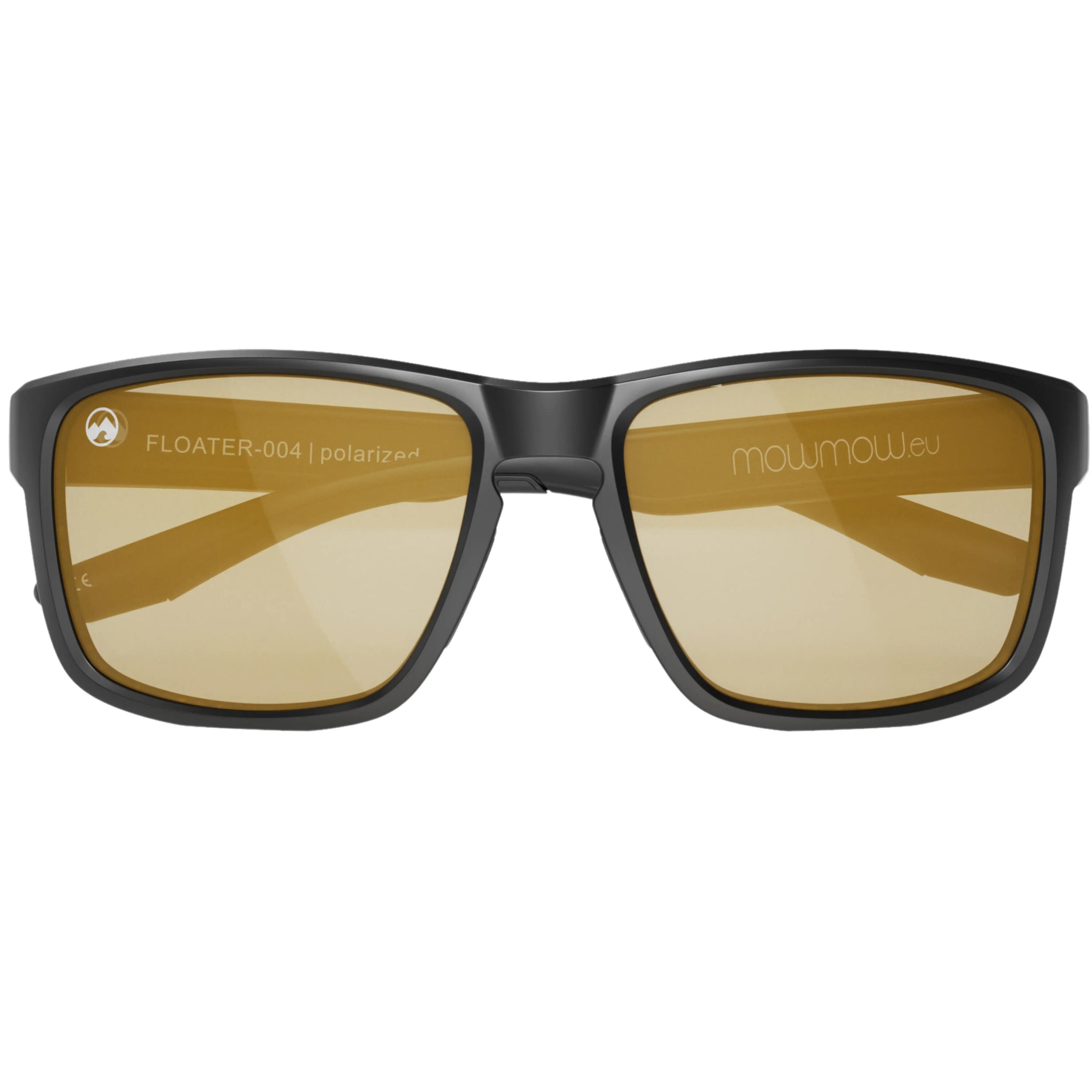 Lunettes de soleil unisexe FLOATER-004 (Black | Marron) 5/5