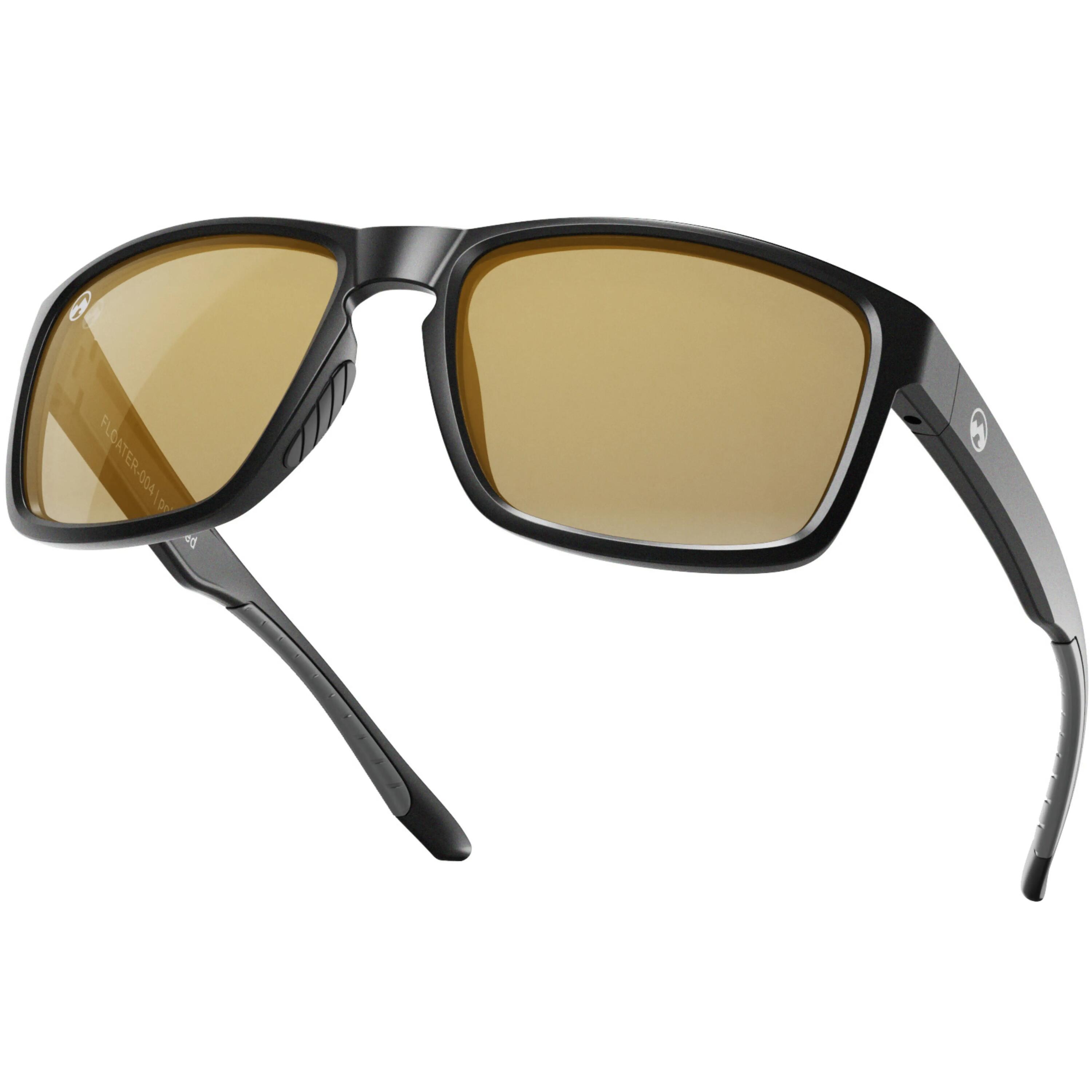 Lunettes de soleil unisexe FLOATER-004 (Black | Marron) 4/5