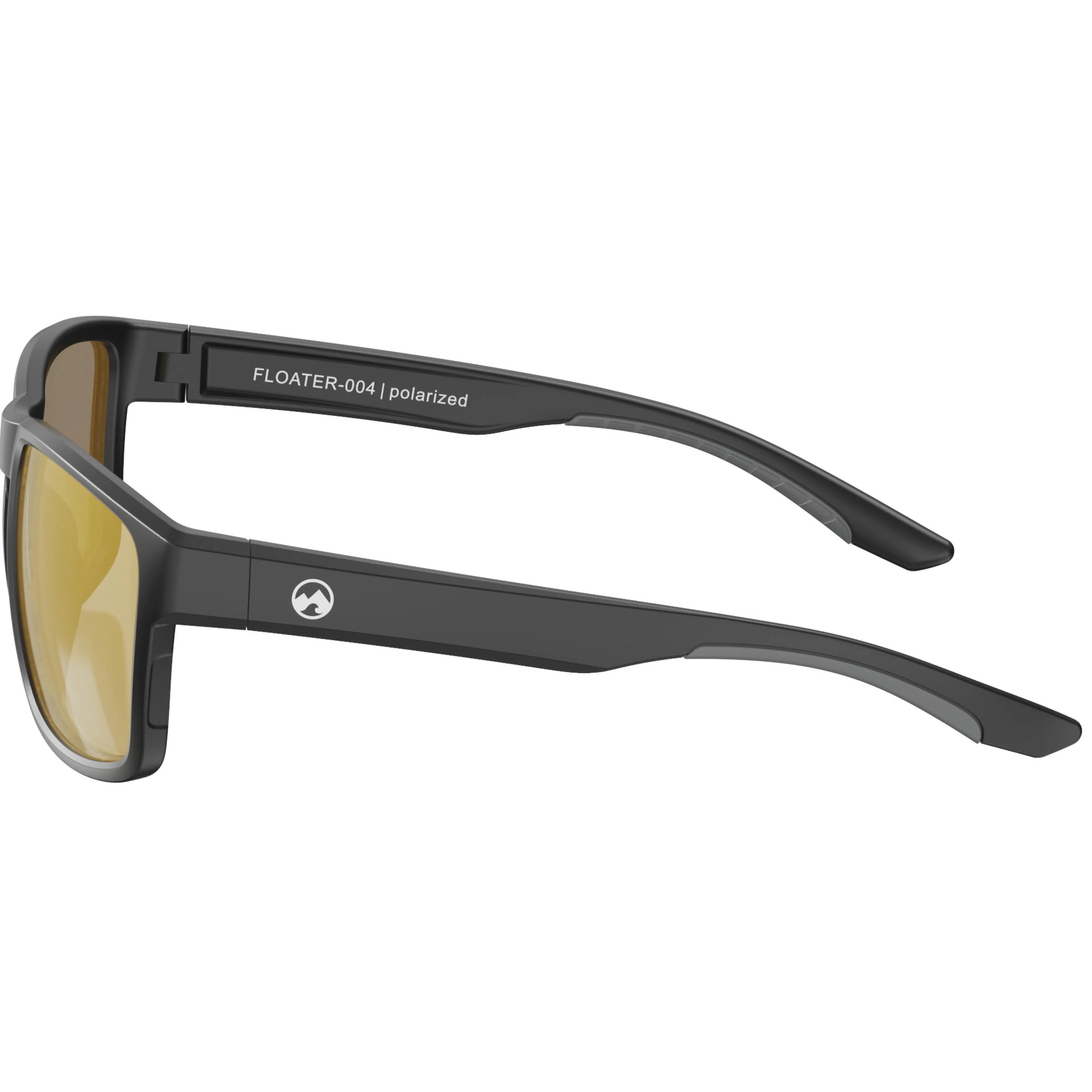 Lunettes de soleil unisexe FLOATER-004 (Black | Marron) 3/5