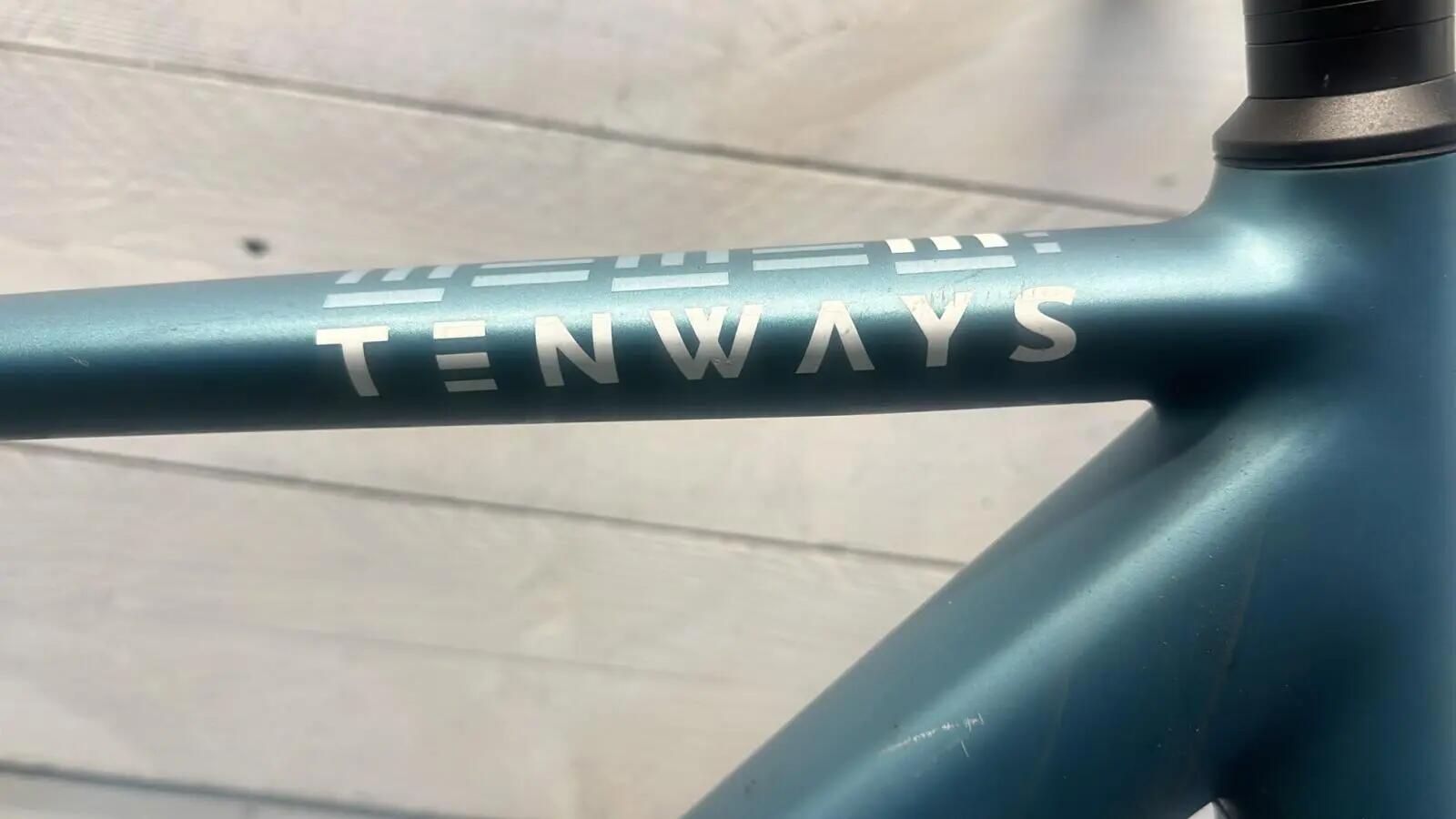 Second Life - Gereviseerd Tenways electric stadsfiets bike 420Wh, blauw 4/7