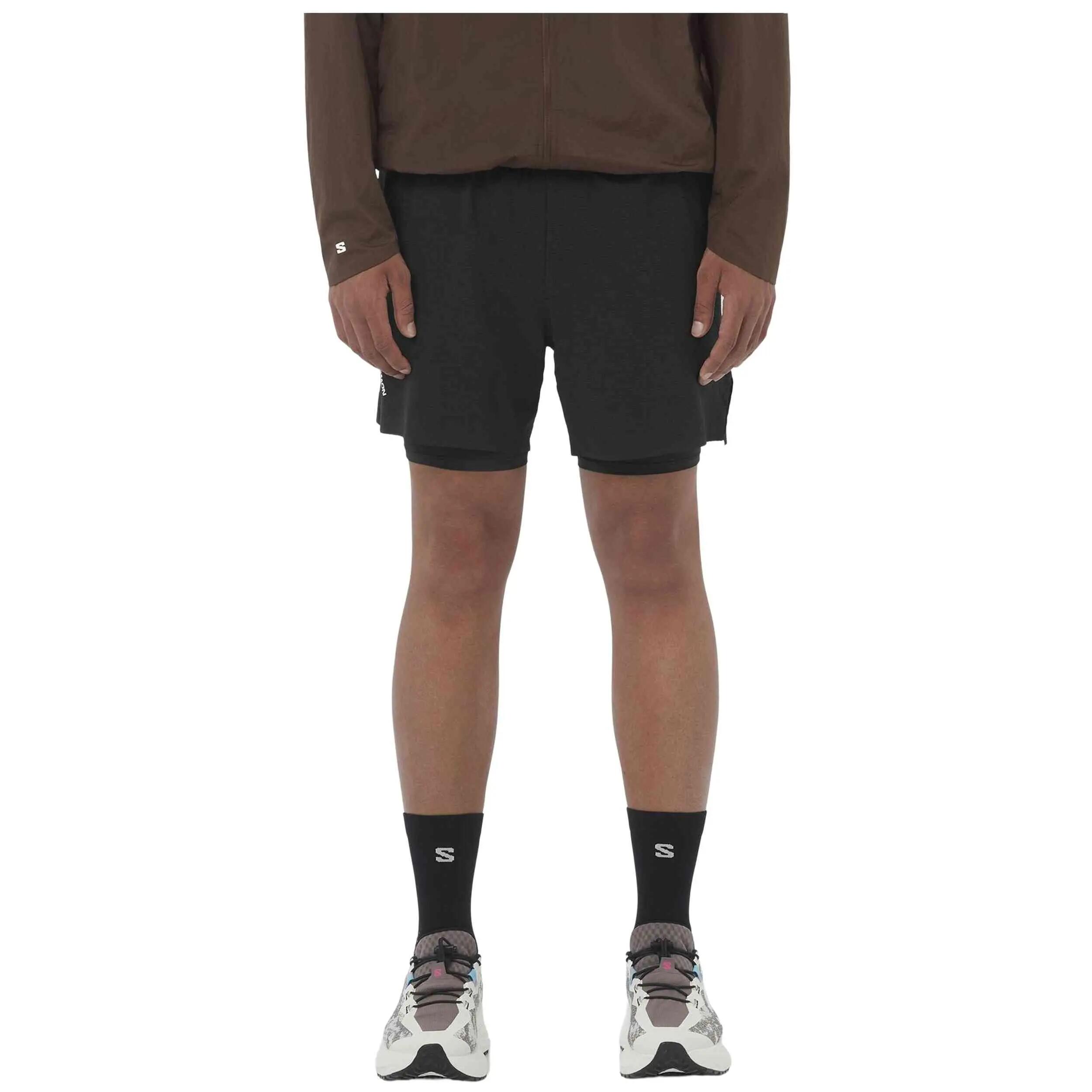 Kurze hose Salomon Modell SENSE AERO 2IN1 TRAIL 5 für männer 2/5