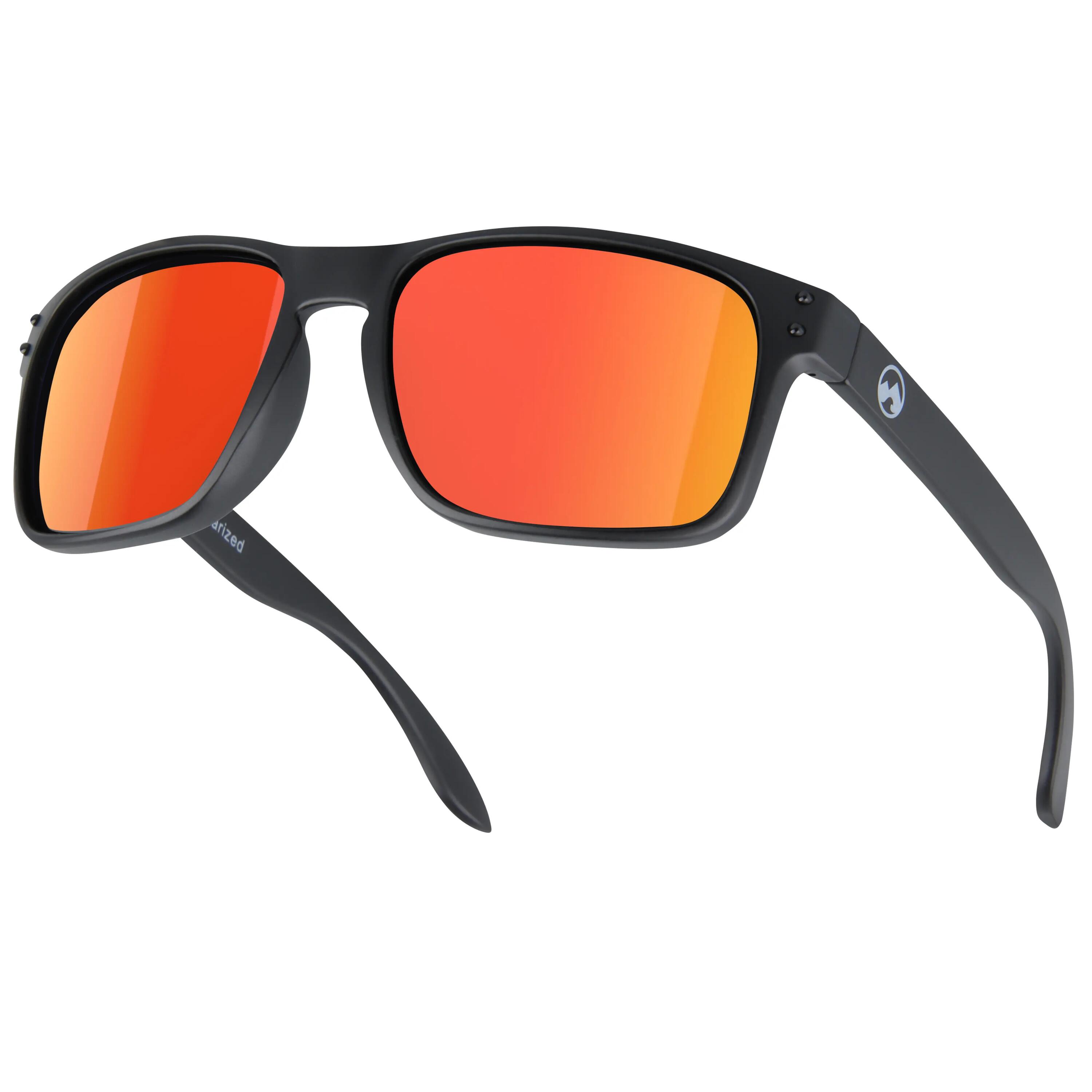 Lunettes de soleil unisexe Stick (Black | Orange) 4/5