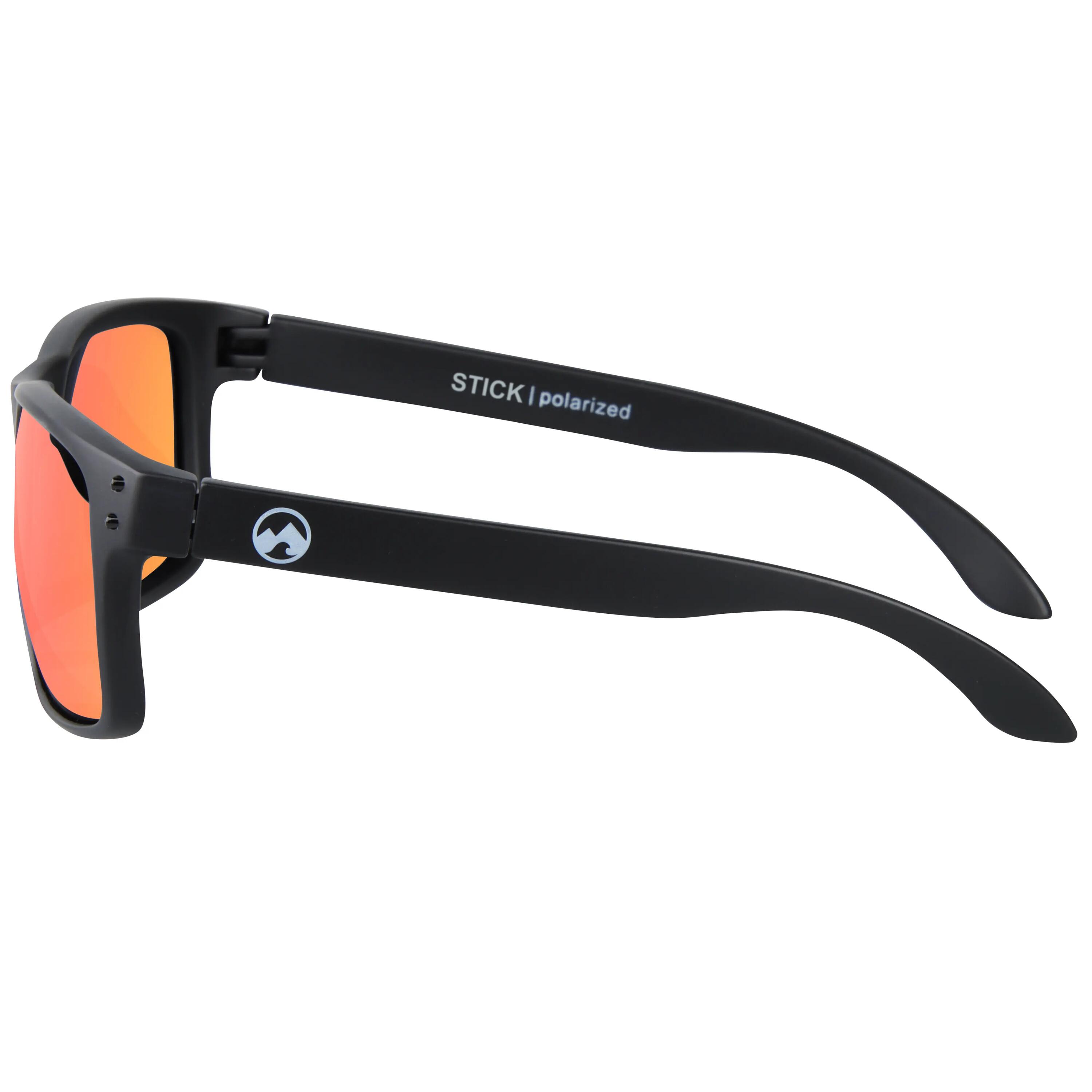 Lunettes de soleil unisexe Stick (Black | Orange) 3/5